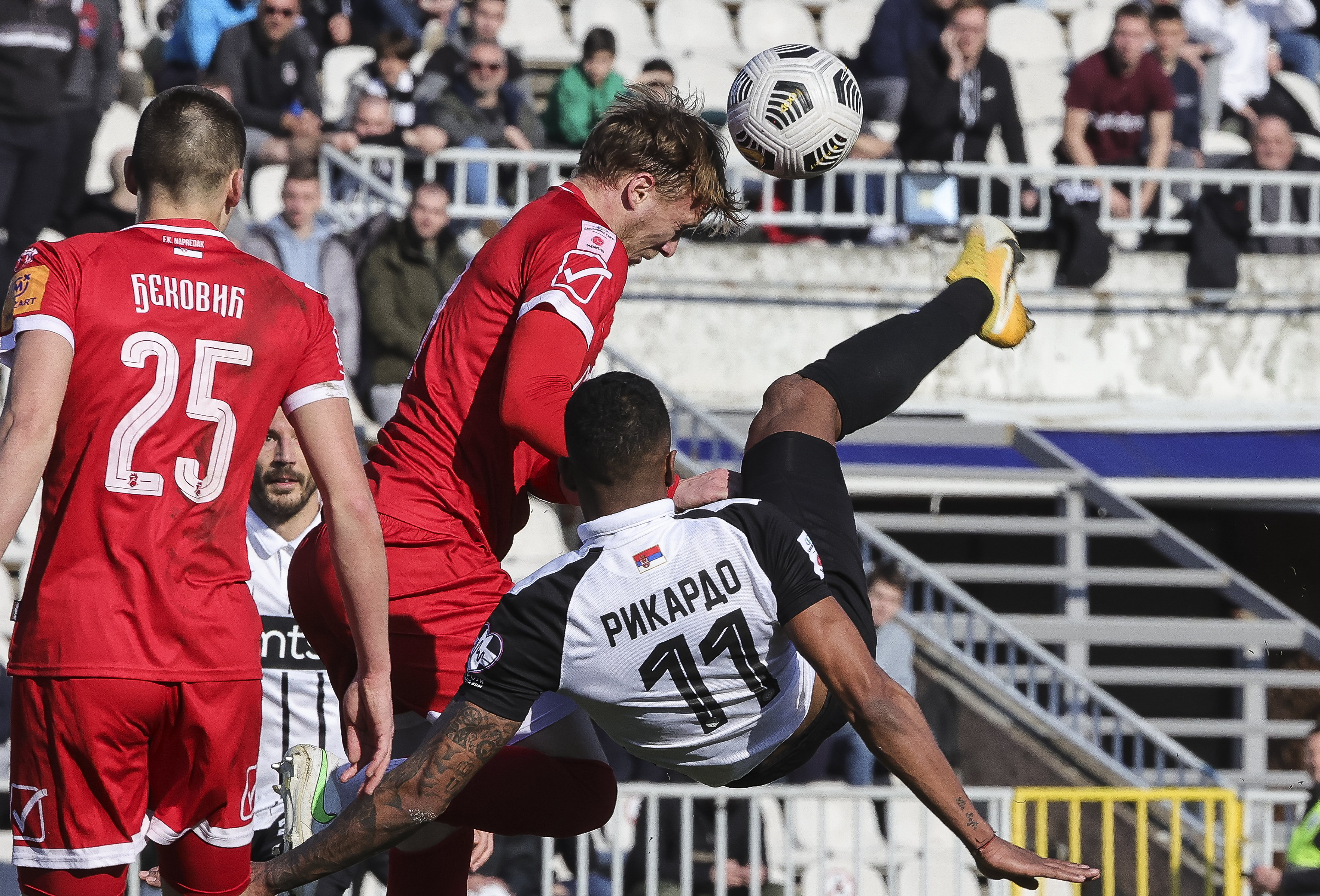Fudbal-Super League Season 2021/2022
Partizan v Napredak Krusevac
Beograd, 13.03.2022.
foto: Srdjan Stevanovic/Starsport.rs ©