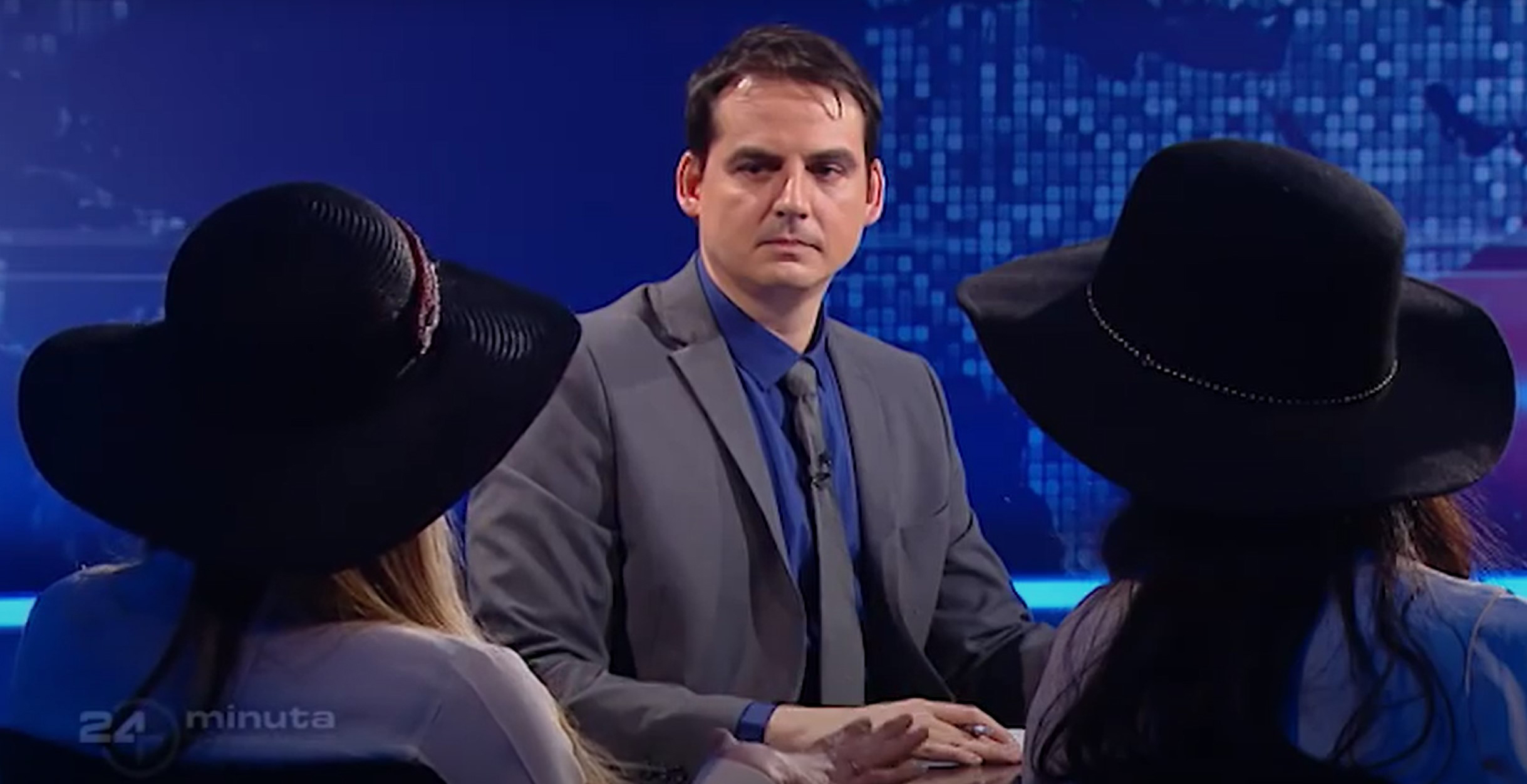 Konstrakta, Zoe Kida i Zoran Kesić Foto: Screenshot/ 24minuta sa Zoranom Kesićem. Gostovanje, 24 minuta sa Zoranom Kesićem, emisija, epizoda, gostovanje