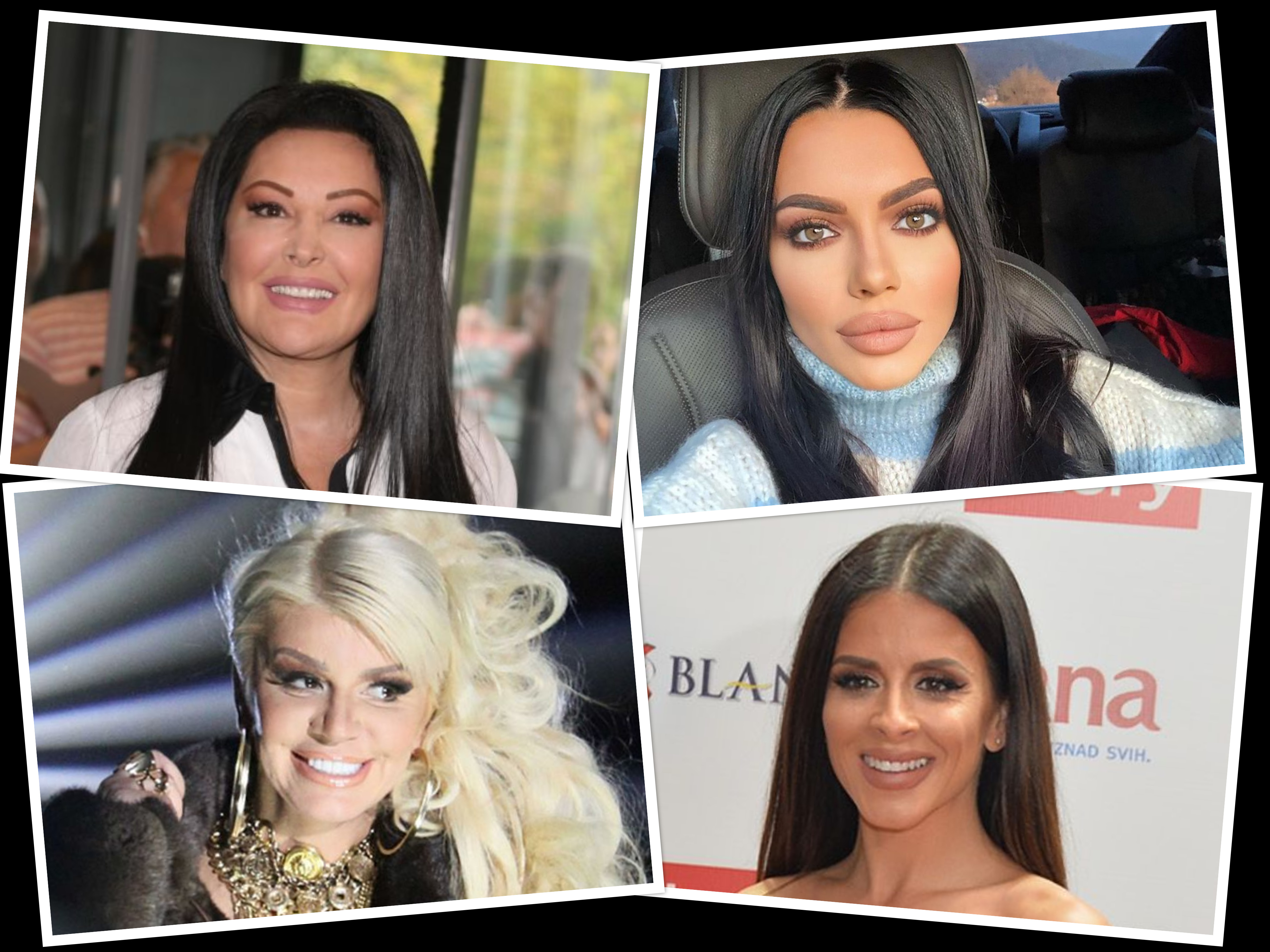 Helena Topalović, Dara bubamara, Ana Sević, Dragana Mirković, kombo Foto: Dragan Mujan/Nova.rs/Instagram/helena_topalovic/E-Stock/Miloš Rafailović/Časlav Vukojičić