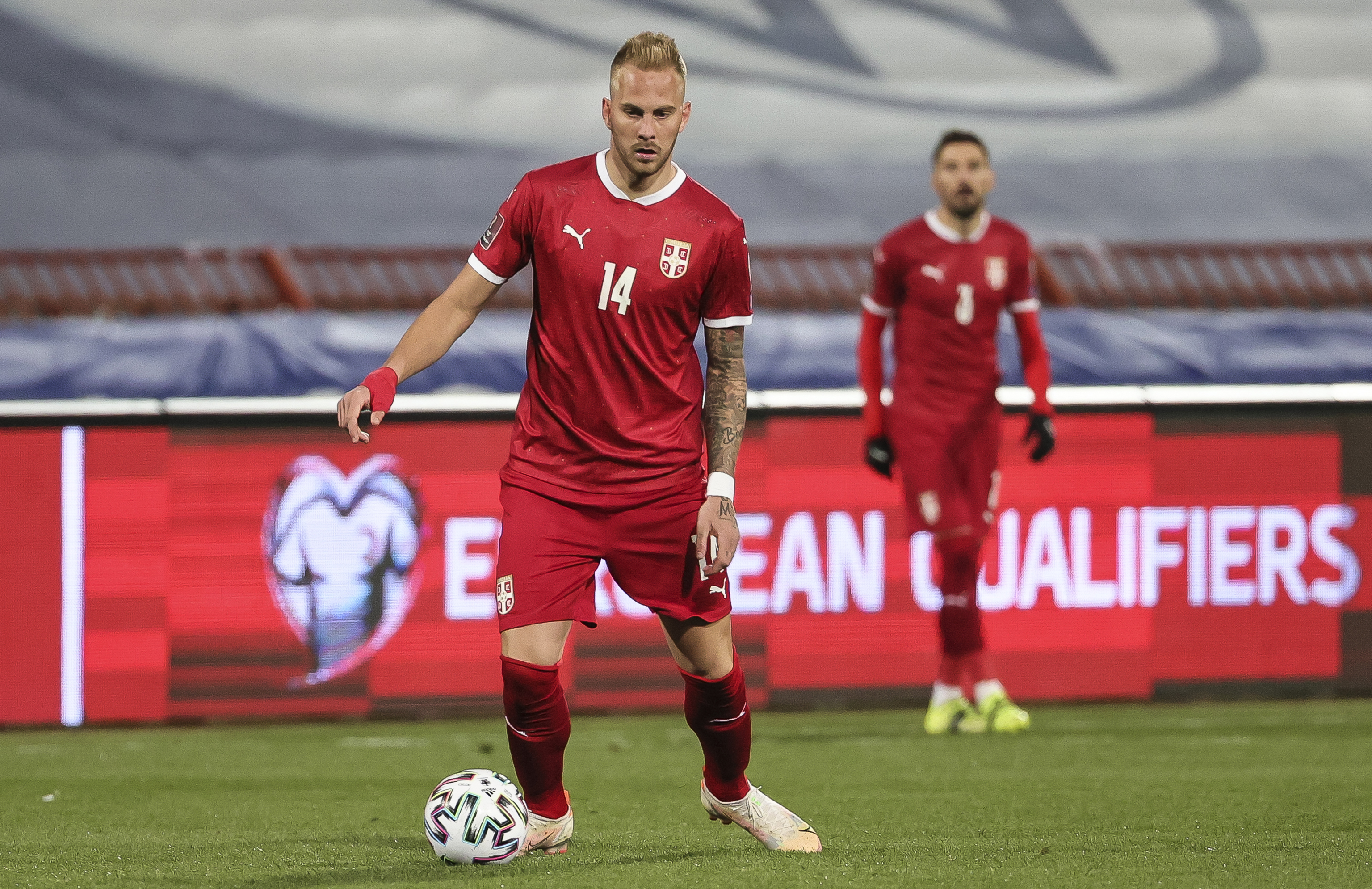 Fudbal-FIFA World Cup 2022 Qualifiers-Reprezentacija Srbije
Srbija v Irska
Uros Racic (L)
Beograd, 24.03.2021.
foto: Srdjan StevanovicStarsportphoto ©