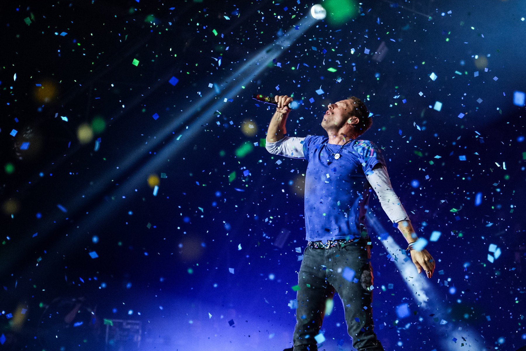Coldplay at Glastonbury Festival, Pilton, UK