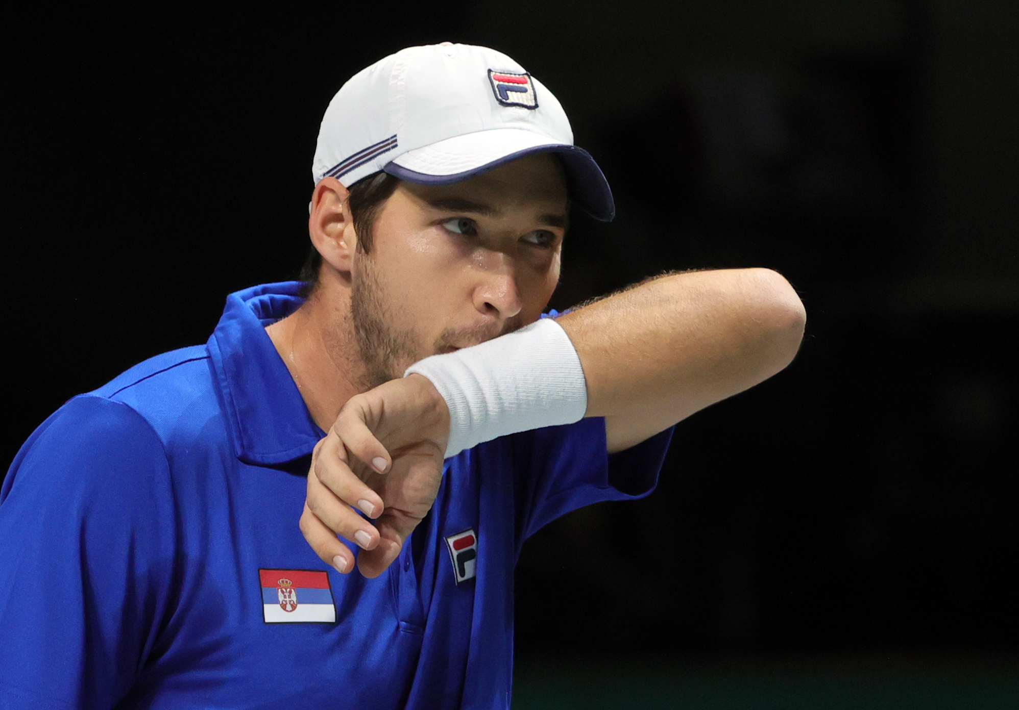 Davis Cup Finals-Semifinals-Serbia v Croatia-Dusan Lajovic (SRB) v Borna Gojo (CRO)
Madrid, 03.12.2021.
foto: Srdjan StevanovicStarsport.rs ©