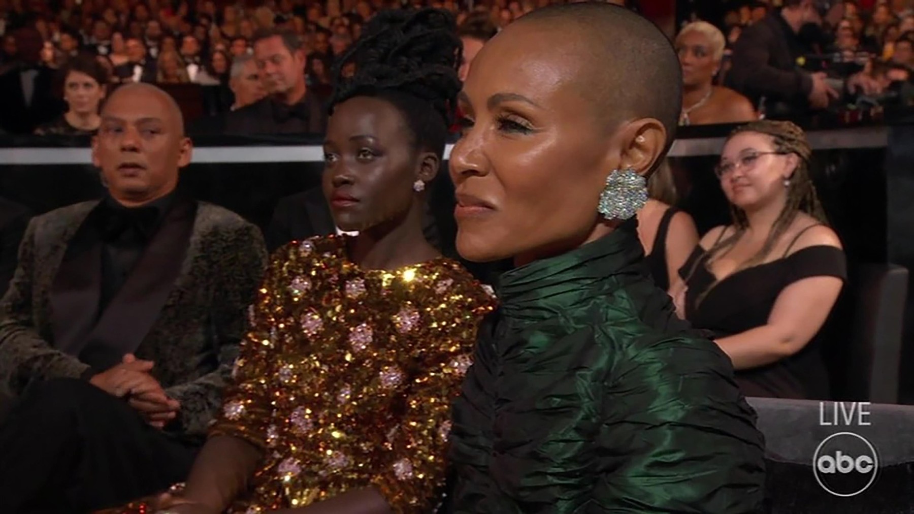 Will Smith turns on the tears as he uses Best Actor Oscar win speech to defend shocking on-air assault on Chris Rock for joke about wife Jada Pinkett Smith's 'GI Jane' haircut.