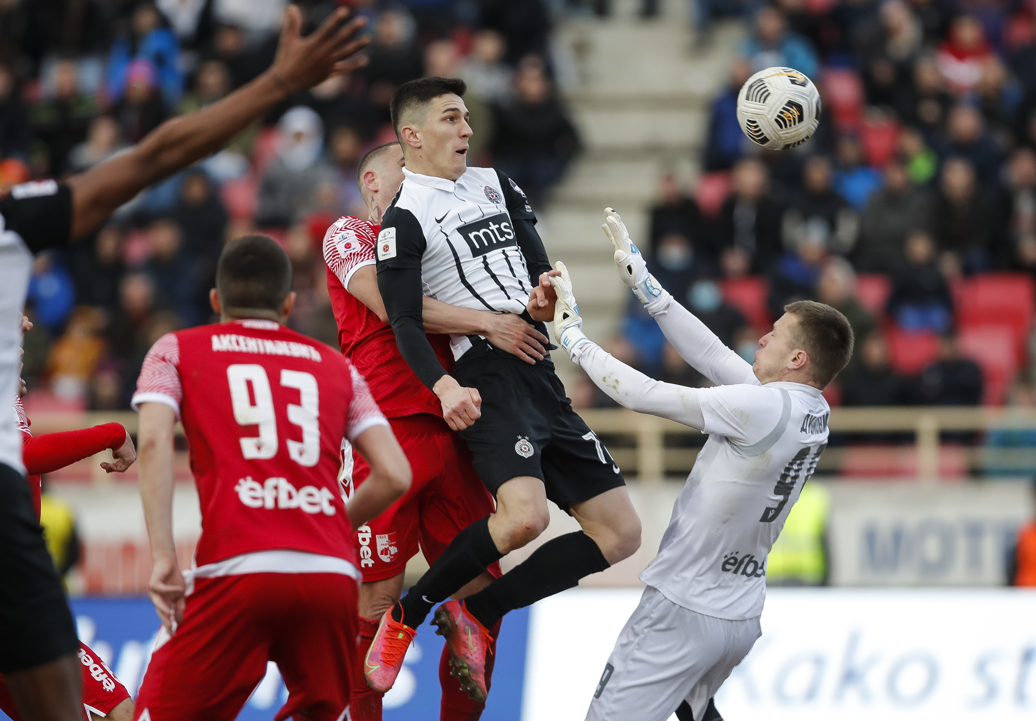 Radnicki Nis v Partizan-Super League Season 2021/2022
