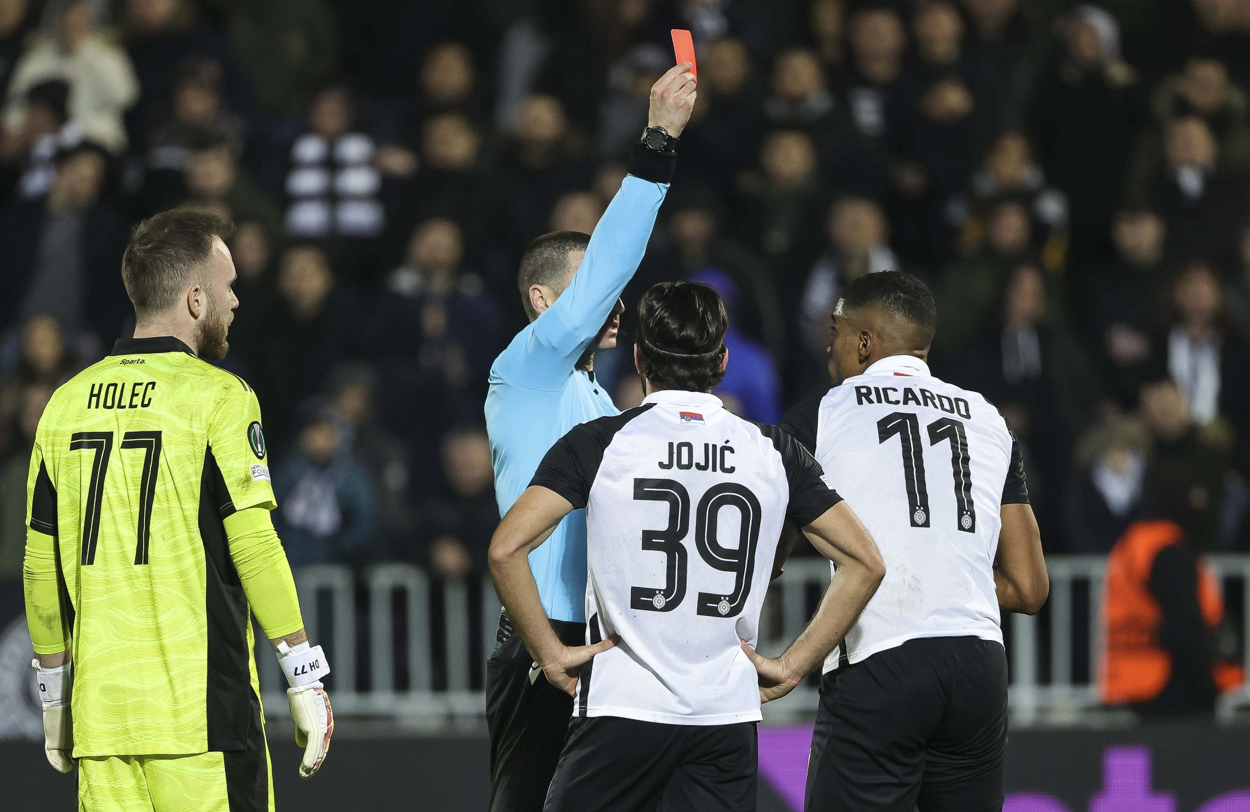 Fudbal-UEFA Conference League Play-Off Second leg Season 2021/2022-Partizan v Sparta Prag
Beograd, 24.02.2022.
foto: Srdjan Stevanovic/Starsport.rs ©