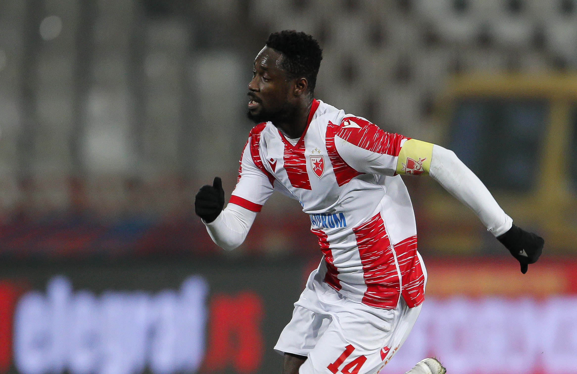 Richmond Boakye  Super liga Srbije, superliga, Crvena Zvezda - Backa  Belgrade, Serbia, 13.12.2020. Decembar 13. 2020. photo: Pedja Milosavljevic / STARSPORT