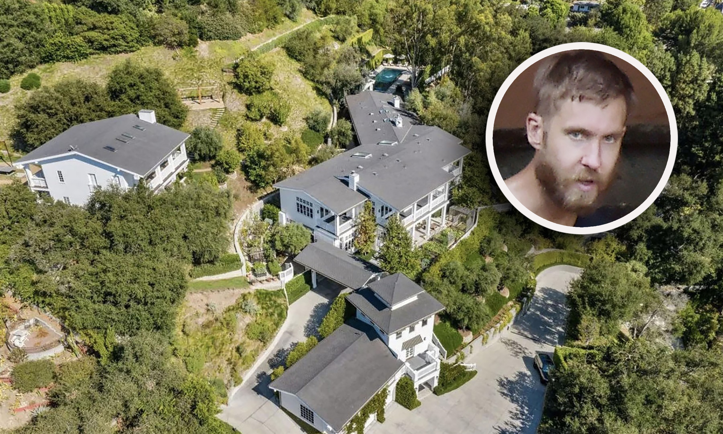Brit DJ Calvin Harris lists his rockstar-worthy Beverly Hills CA, compound for sale for $25 million – after buying a farm in Ibiza