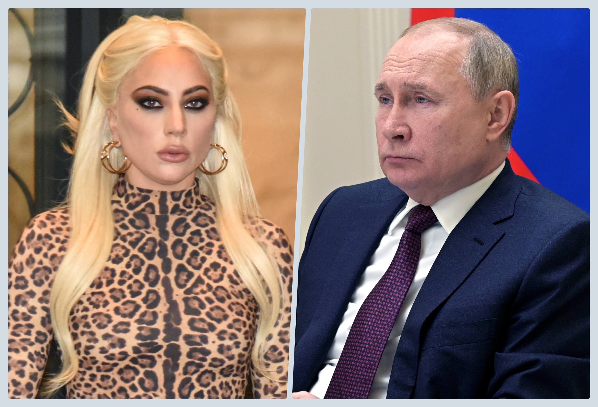 lejdi gaga, putin kombo