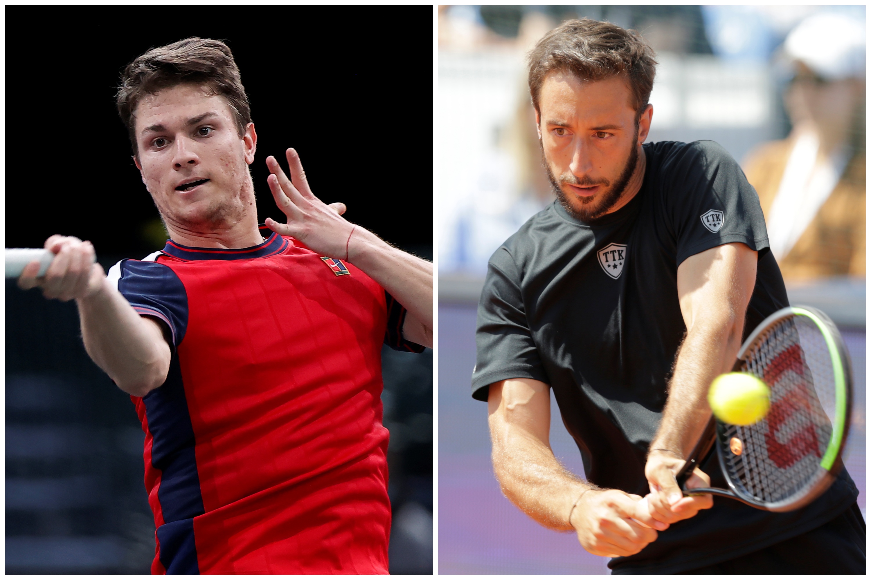Miomir Kecmanović i Nikola Milojević, kombo Foto: EPA-EFE/IAN LANGSDON/ANDREJ CUKIC