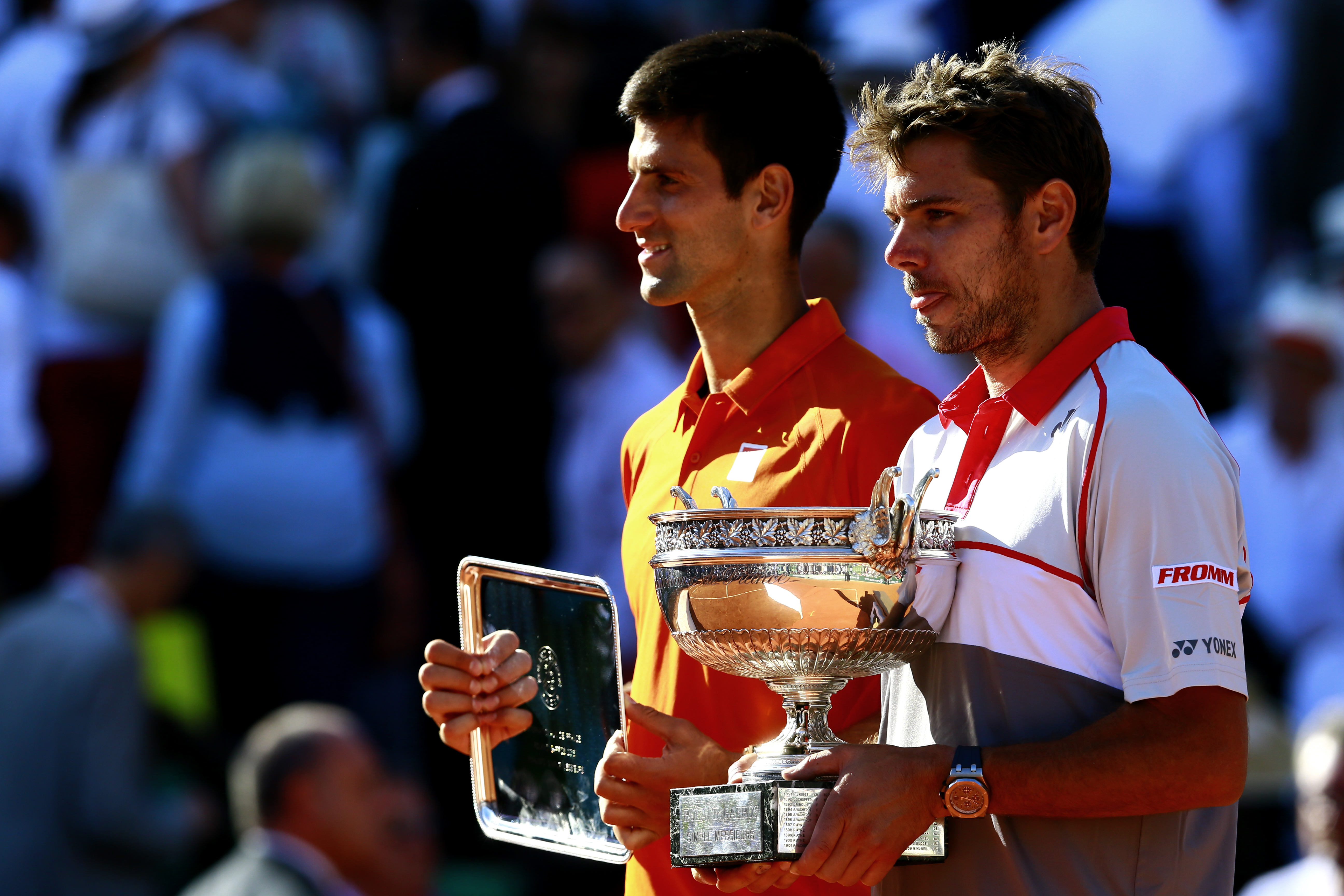 Novak Đoković Stan Vavrinka