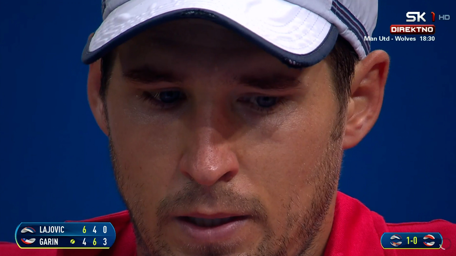 Dušan Lajović predao meč zbog povrede