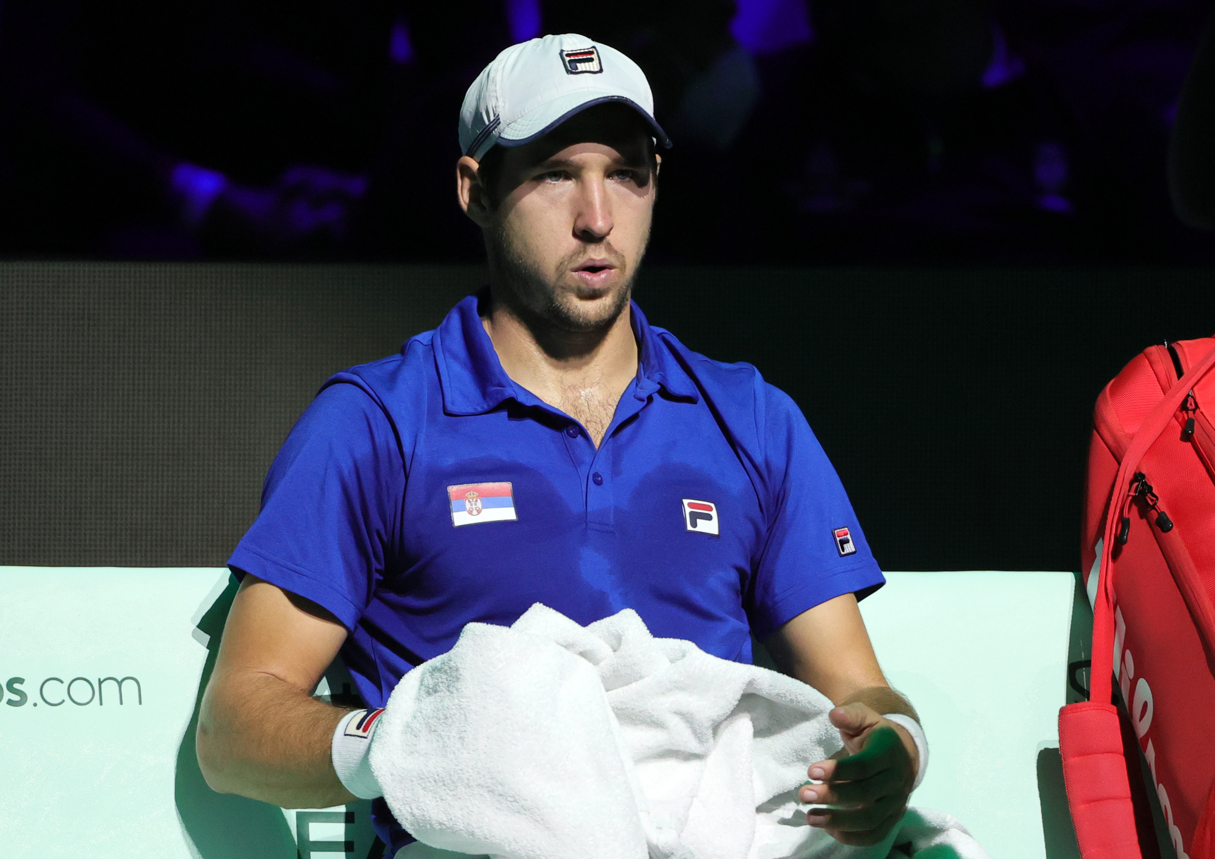 Davis Cup Finals-Semifinals-Serbia v Croatia-Dusan Lajovic (SRB) v Borna Gojo (CRO)
Madrid, 03.12.2021.
foto: Srdjan StevanovicStarsport.rs ©