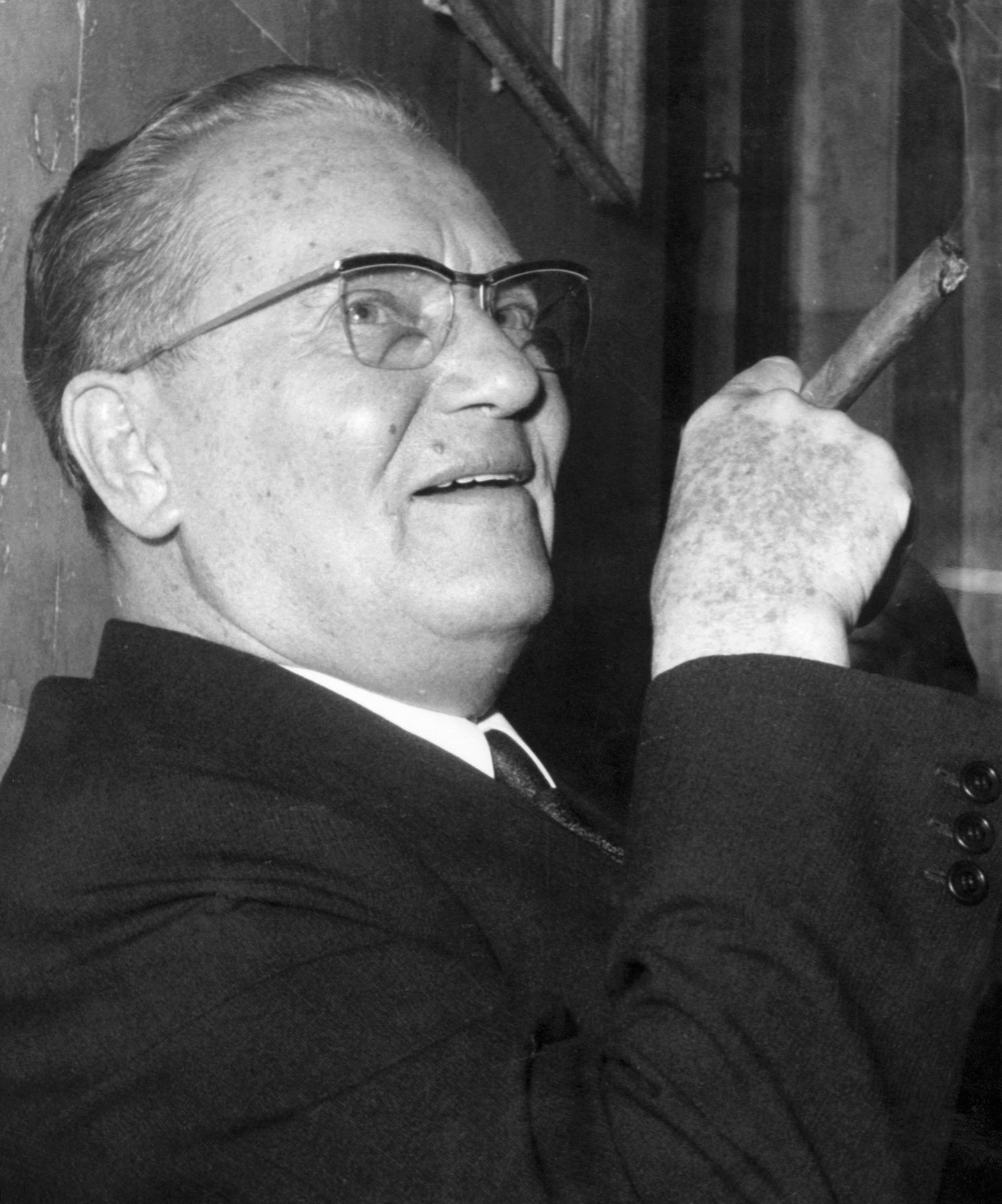 25.5.21. (b) Zagorski strukli profimedia-0017444292, A portrait of Yugoslav President Josip Broz Tito dated April 1967.,Image: 17444292, License: Rights-managed, Restrictions: , Model Release: no, Credit line: STR / AFP / Profimedia