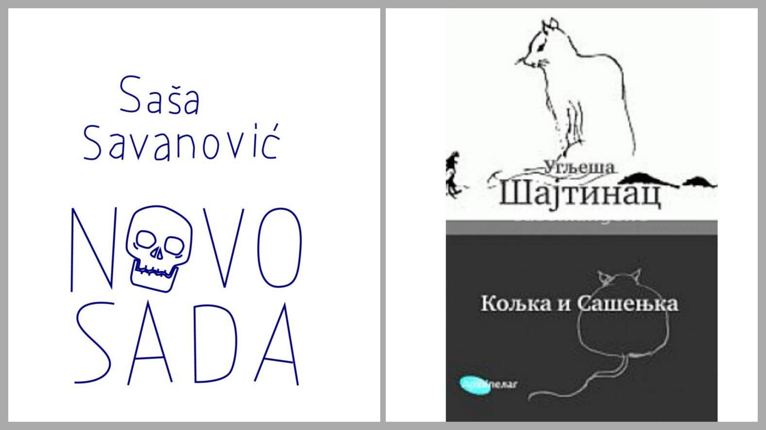 Predlozi za čitanje 12. decembar: dva romana o smrti i njenim posledicama,Novo Sada
Saša Savanović,Koljka i Sašenjka : agnomnisija 	
Uglješa Šajtinac
