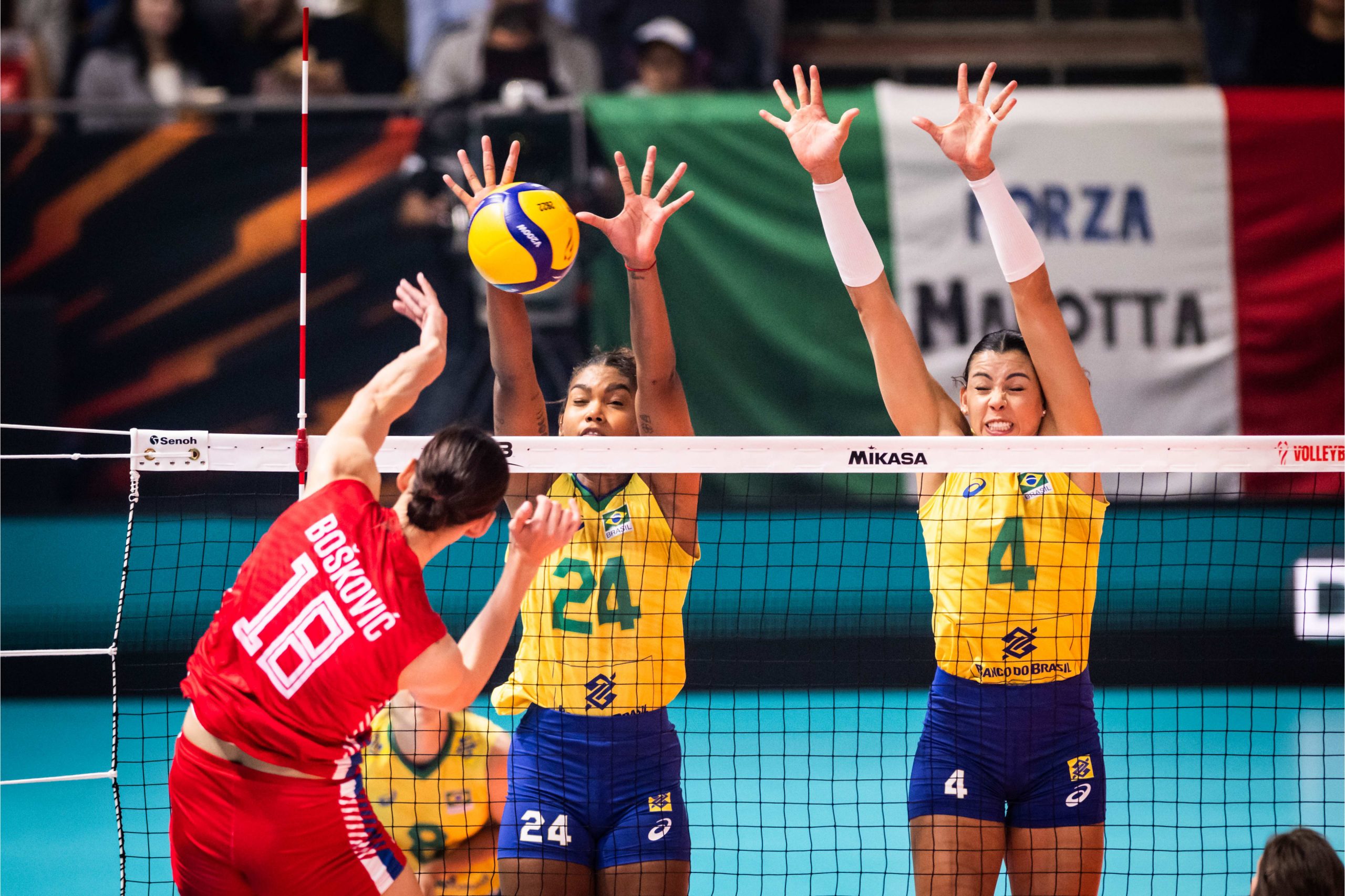 Final 1-2 - Final Round - Women Volleyball Brazil Serbia