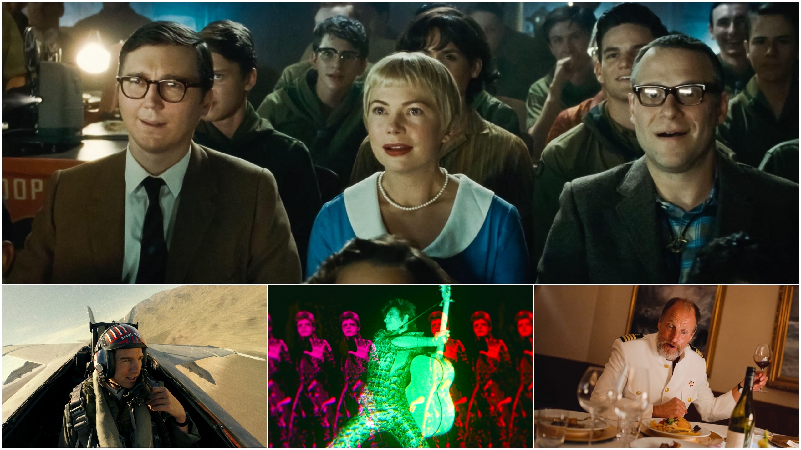 The Fabelmans, Top Gun: Maverick, Moonage Daydream, Triangle of Sadness, filmovi kombo Foto: LANDMARK MEDIA / Alamy / Alamy / Image  Capital Pictures / Film Stills / Supplied by LMK / ipa-agency.net / IPA / Profimedia