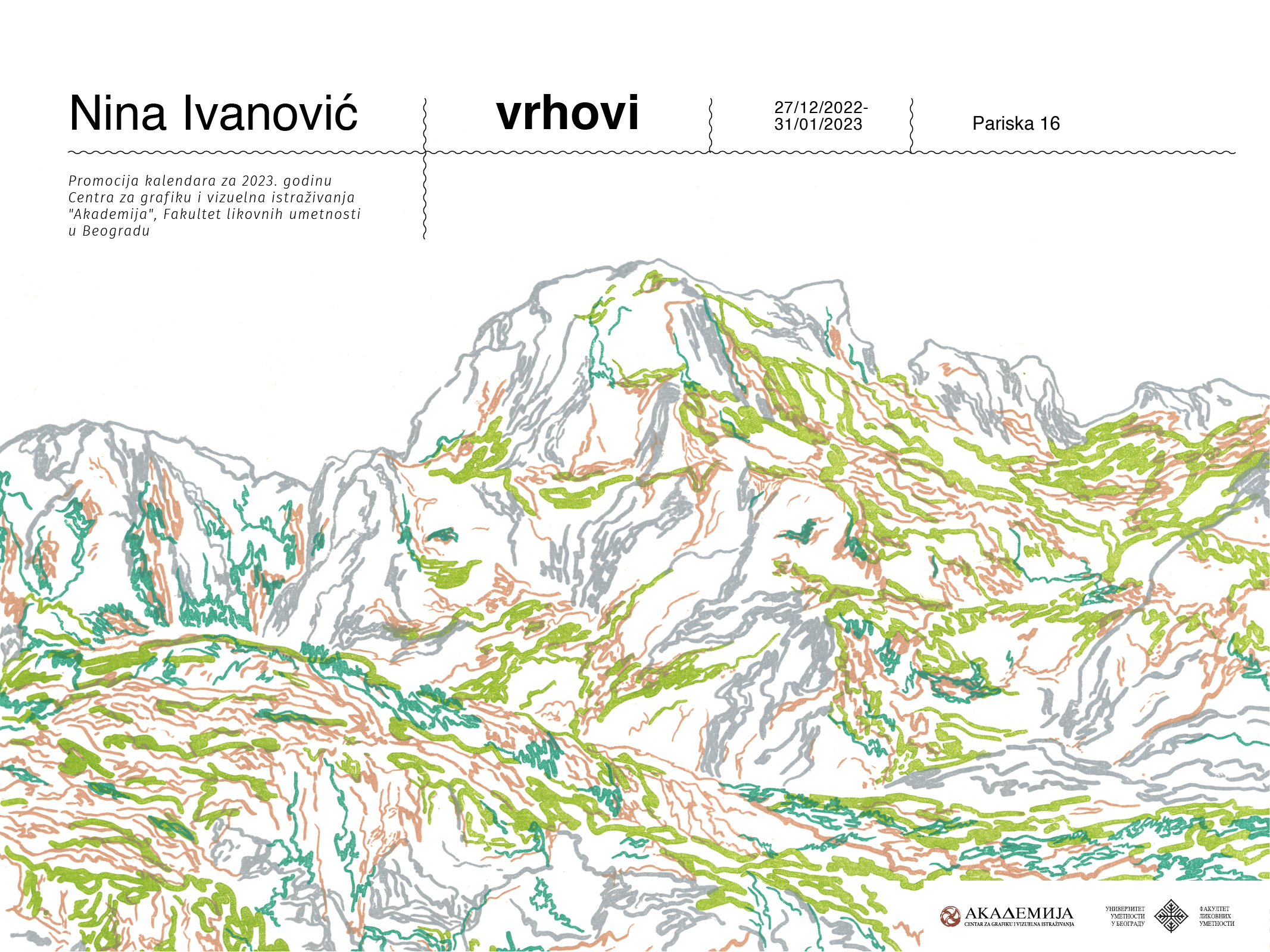 Nina Ivanović, Vrhovi, promocija, kalendar Foto: Promo