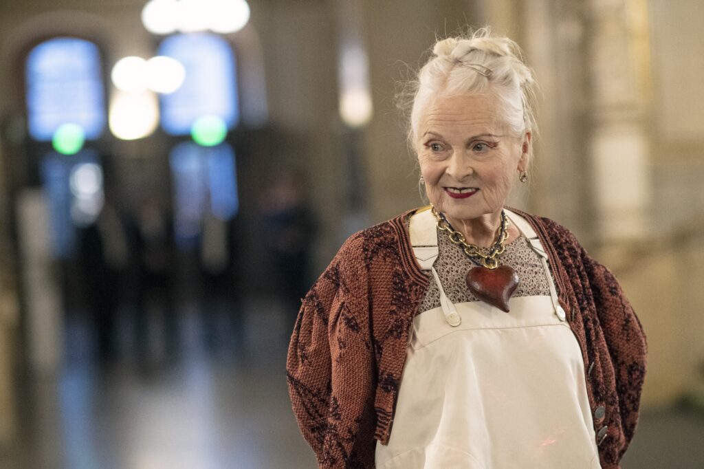 epa07937252 British fashion designer Vivienne Westwood arrives at the European Cultural Award in Vienna, Austria, 20 October 2019. Westwood is among the winners of this year's prizes.  EPA-EFE/CHRISTIAN BRUNA