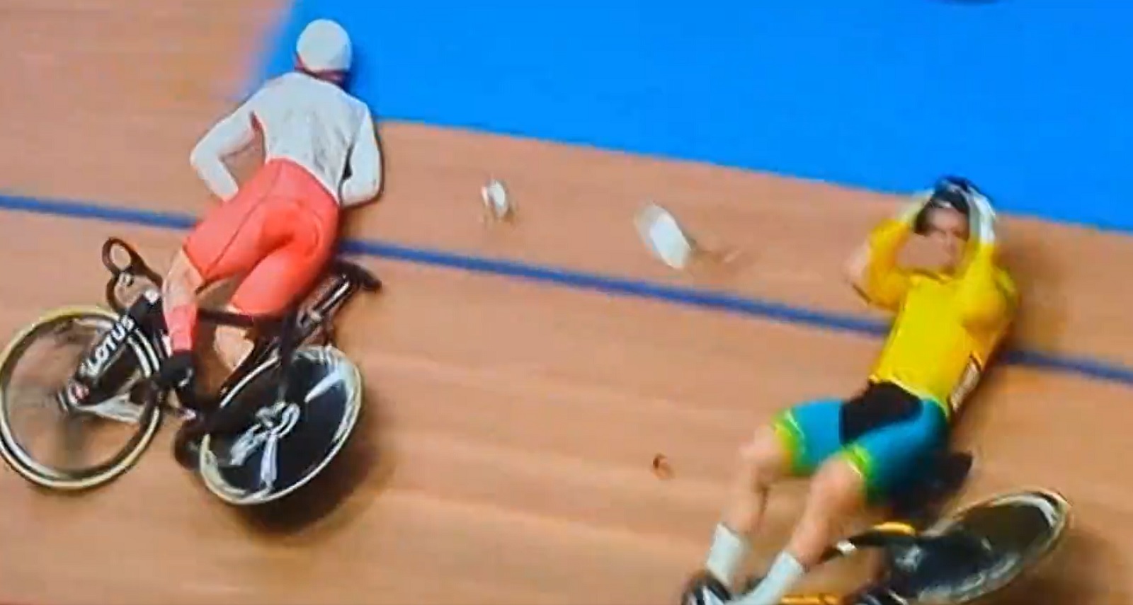 biciklistička trka pad