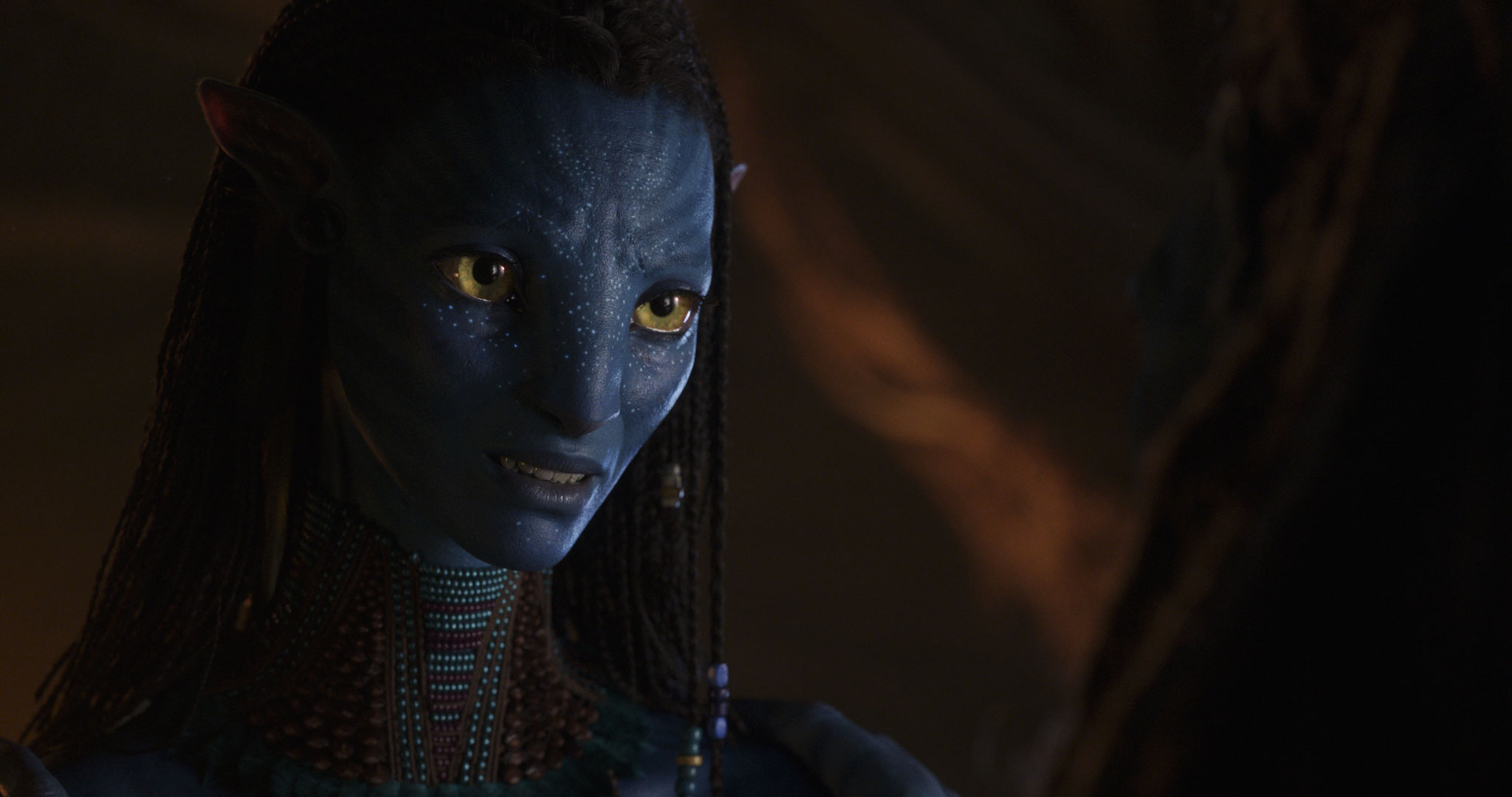 Neytiri in 20th Century Studios' AVATAR: THE WAY OF WATER. Photo courtesy of 20th Century Studios. © 2022 20th Century Studios. All Rights Reserved.