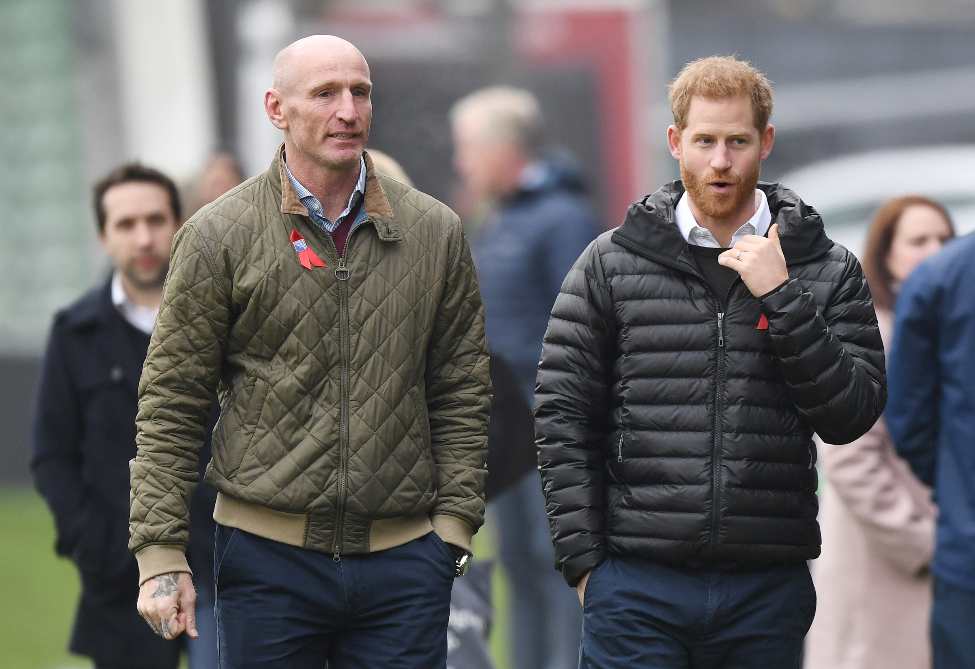 Prince Harry in Twickenham