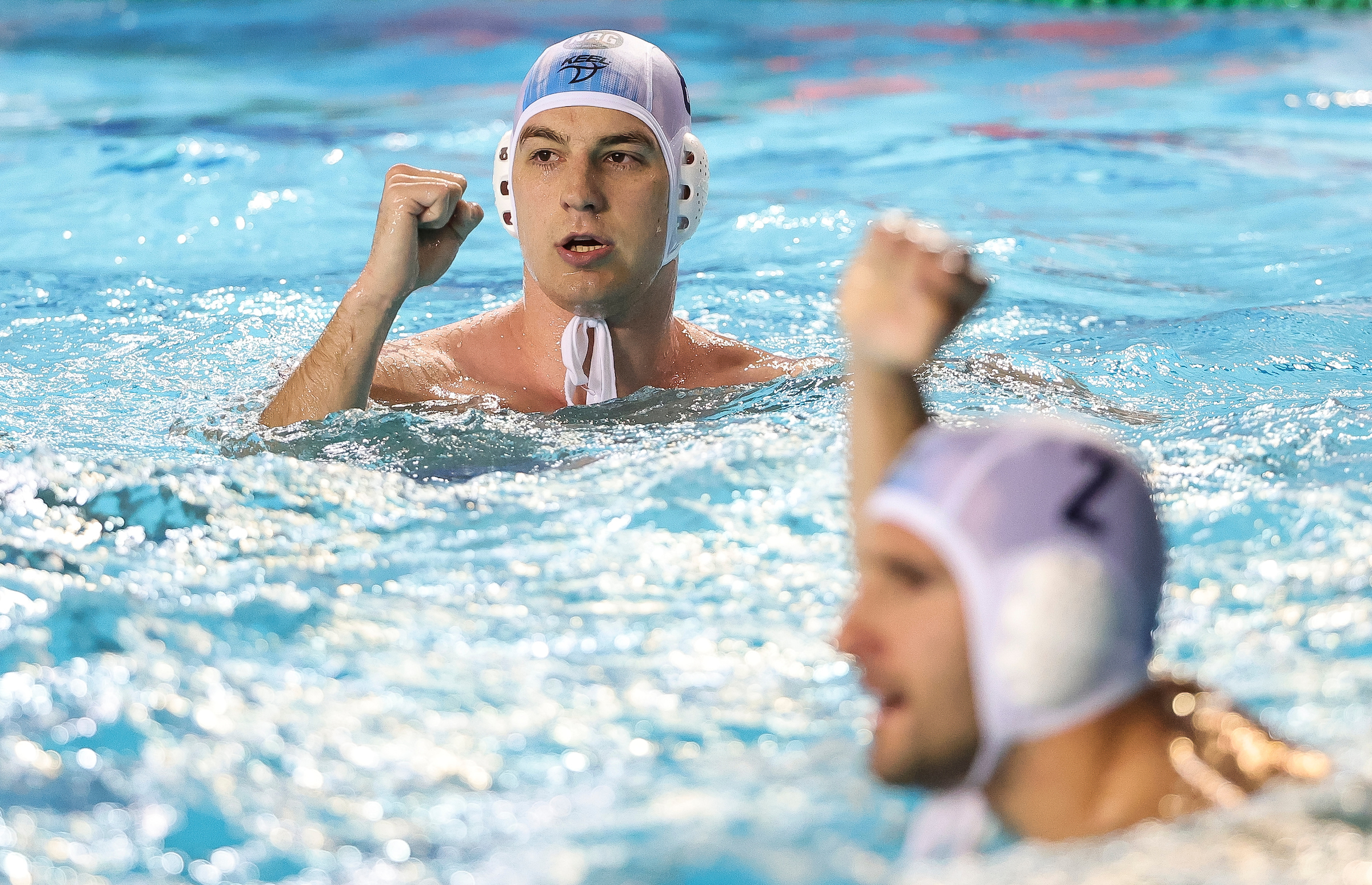 Nikola Jaksic (L) and Strahinja Rasovic
VaterpoloRegionalna Liga-Finale-Novi Beograd v Jadran Split
Beograd, 03.04.
foto: Srdjan Stevanovic/Starsport.rs ©