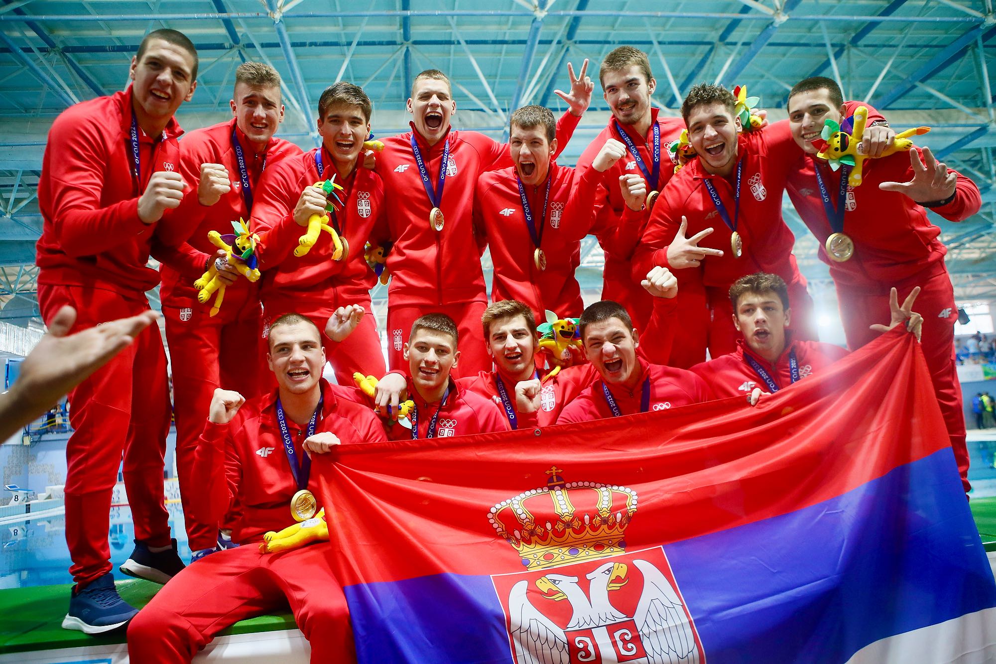 Vaterpolo reprezentacija sa medaljama