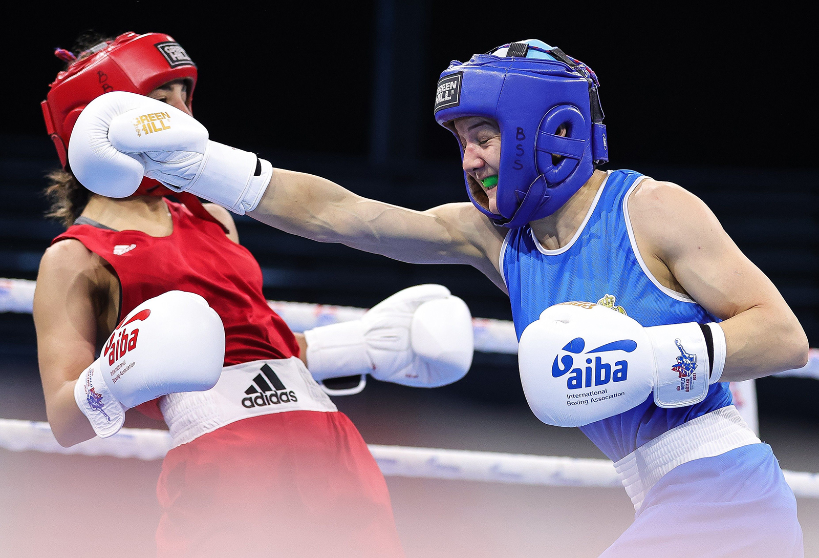 Yasmine Mouttaki (MAR) v Snezana Siljkovac (SRB)
Boks-Beogrdski Pobednik-Opening Ceremony
Beograd, 01.04.2022.
foto: Srdjan Stevanovic/Starsport.rs ©