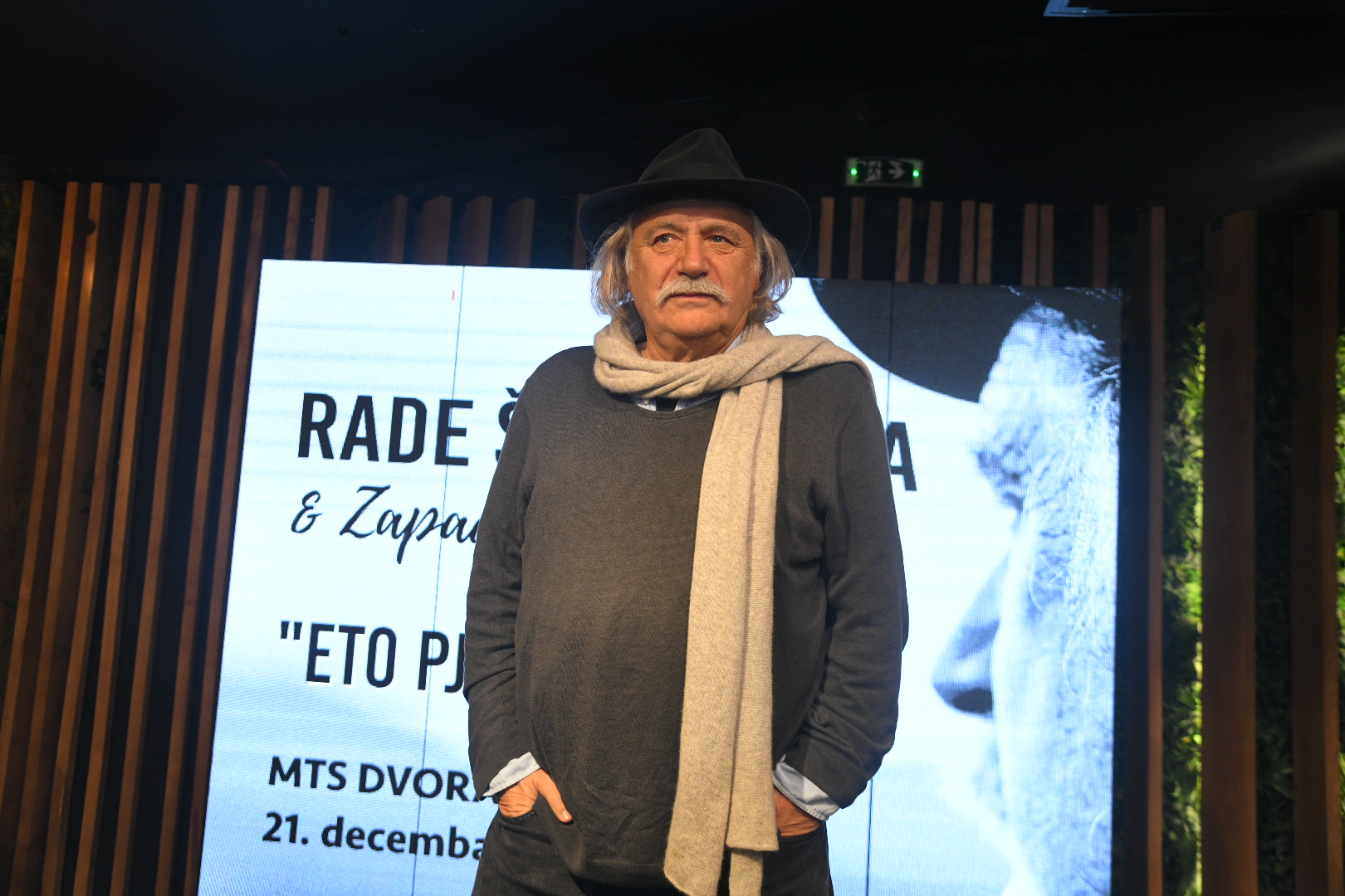 Beograd 24. novambar 2022. Konferencija za novinare Radeta Šerbedžije povodom koncerta koji ce odrzati u decembru  Foto:Nemanja Jovanović/Nova.rs