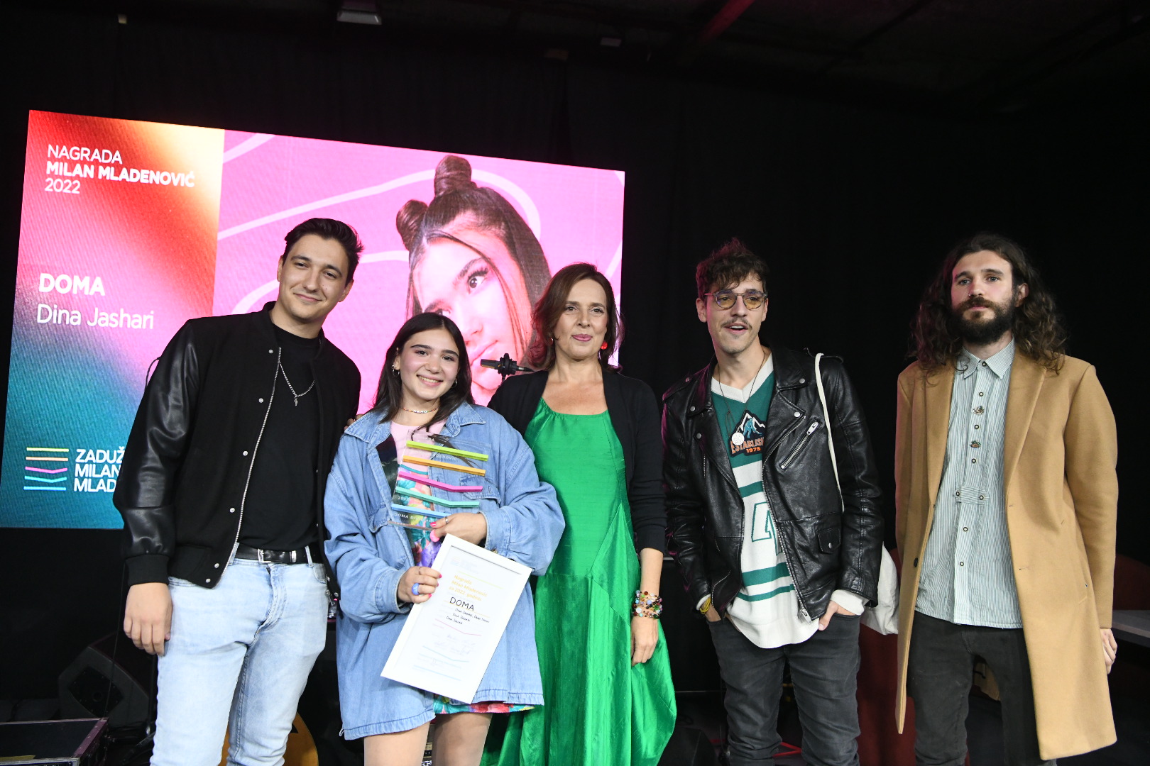 Beograd 21. septembar 2022. Dodela nagrada zaduzbine Milan Mladenovic u Dorcol Platzu Foto:Vesna Lalić/Nova.rs