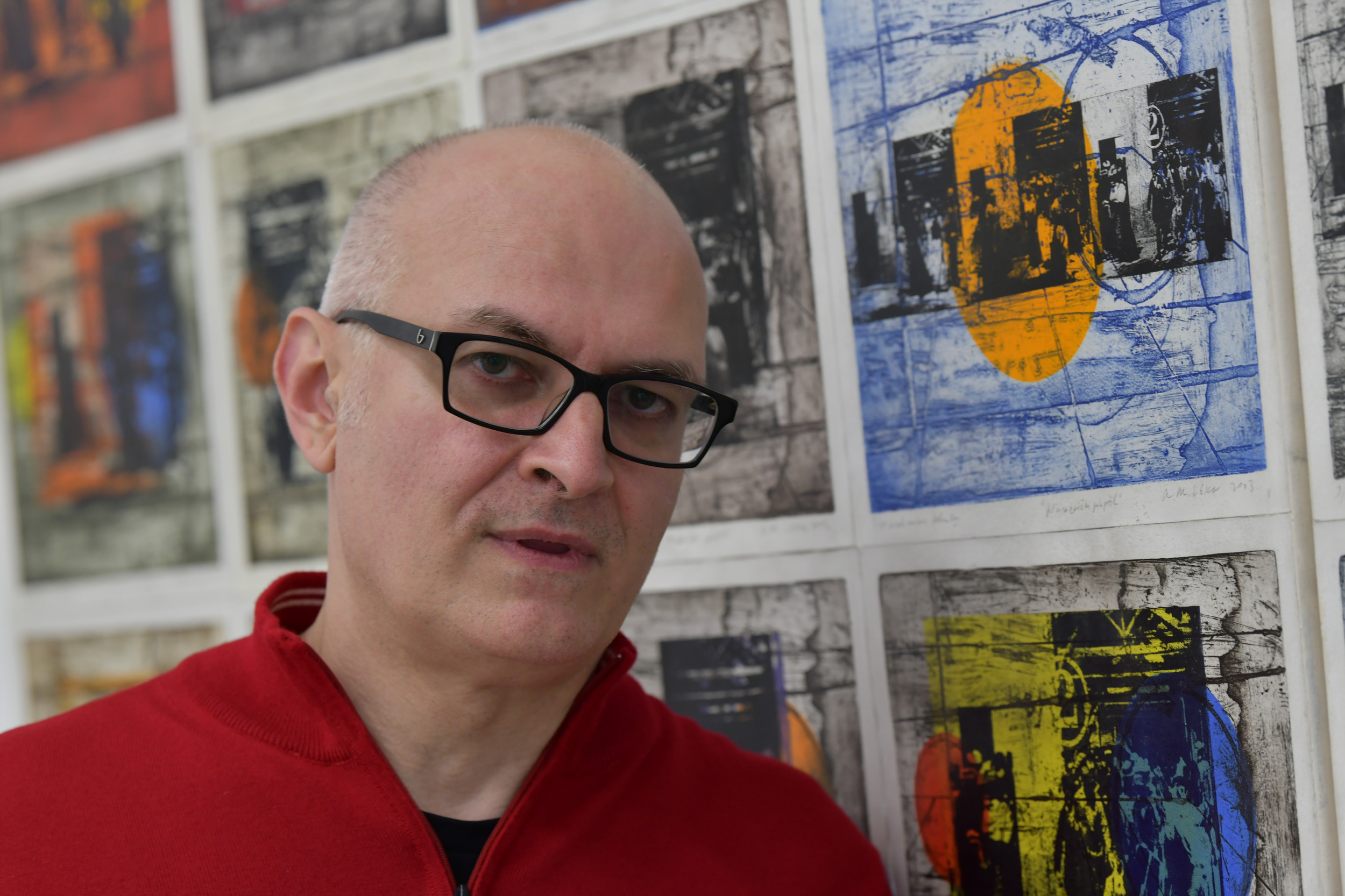 Aleksandar Leka Mladenovic, slikar, Galerija FLU