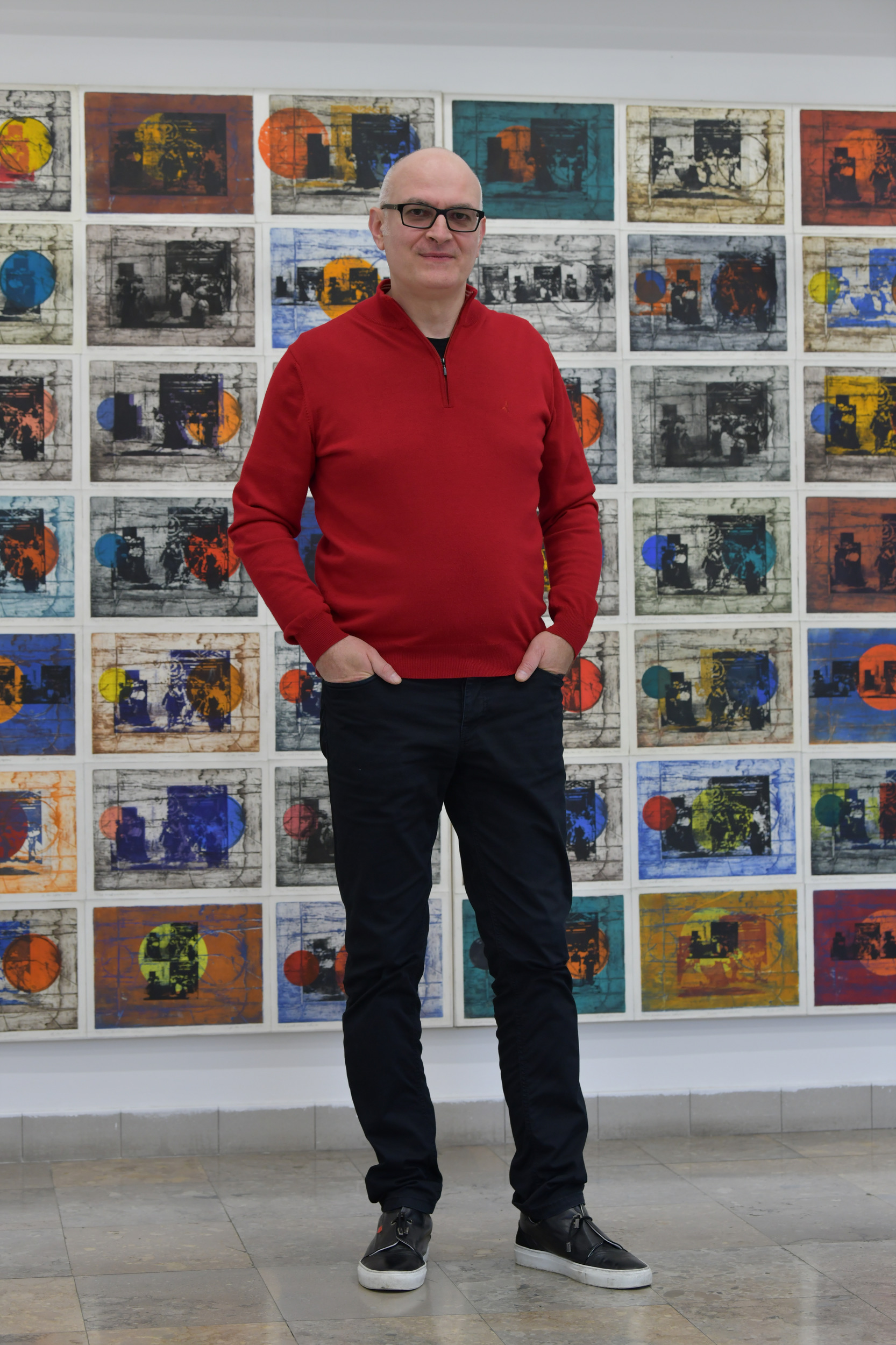 Aleksandar Leka Mladenovic, slikar, Galerija FLU