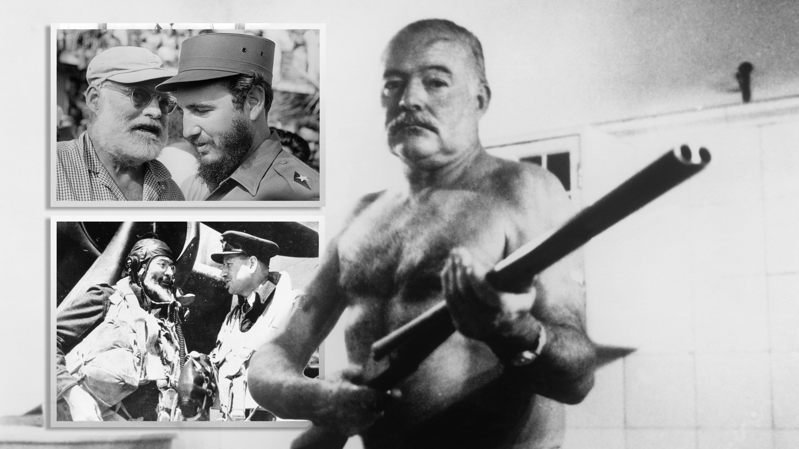 Hemingway / Foto um 1950