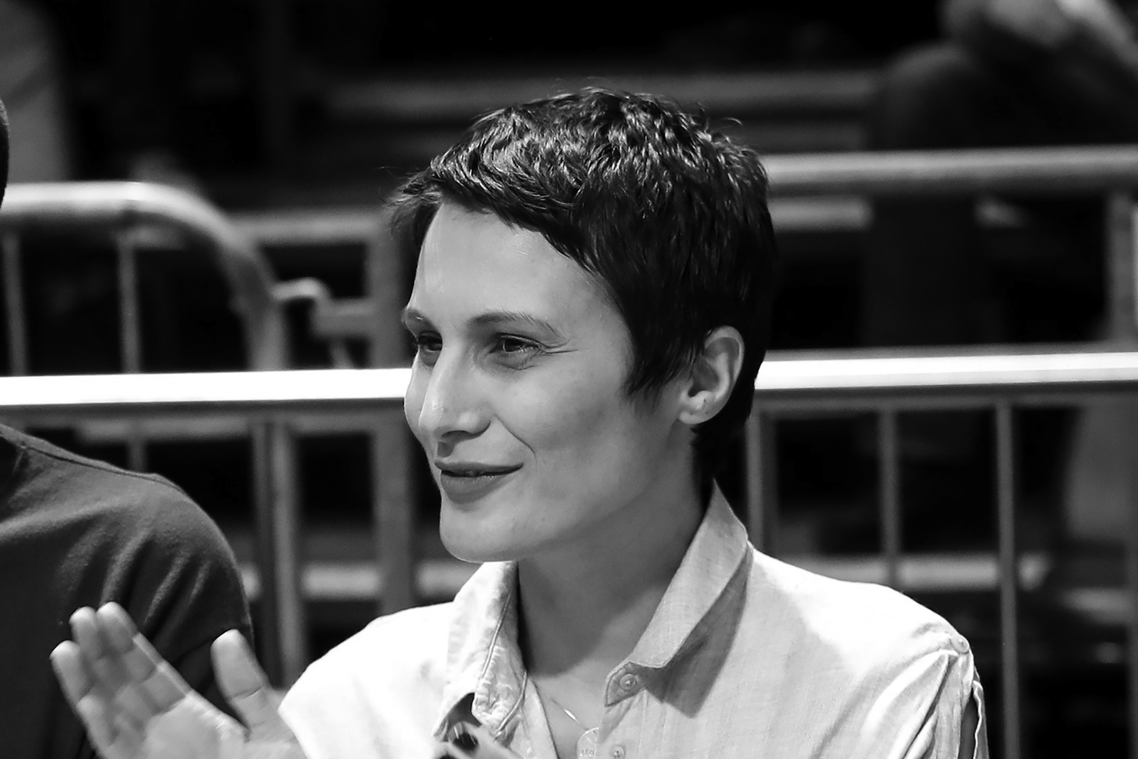 Kosarka ABA League season 2017-2018
Partizan v Crvena Zvezda
Djordje Pantic (L) and his wife Snezana Pantic ex Peric
Beograd, 06.11.2017
foto: Srdjan Stevanovic/Starsportphoto ©