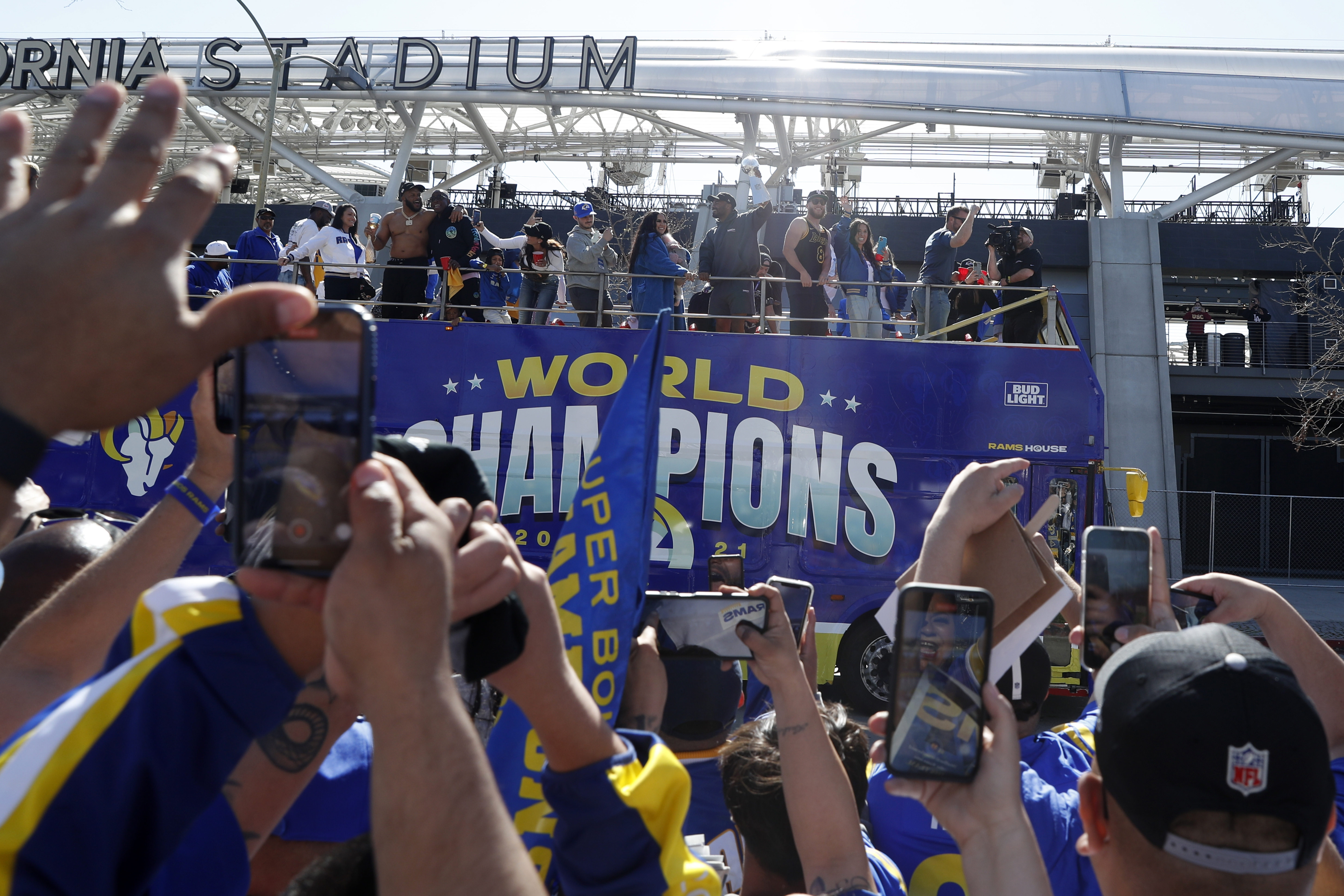 NFL Super Bowl LVI Champion Los Angeles Rams Parade
