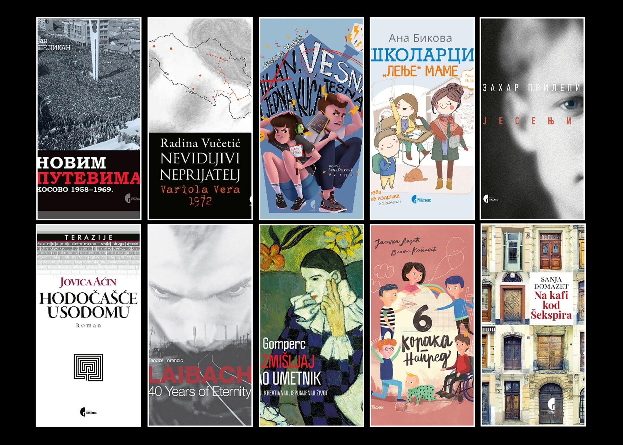 Knjige izbor Glasnikovih izdanja za Sajam knjiga