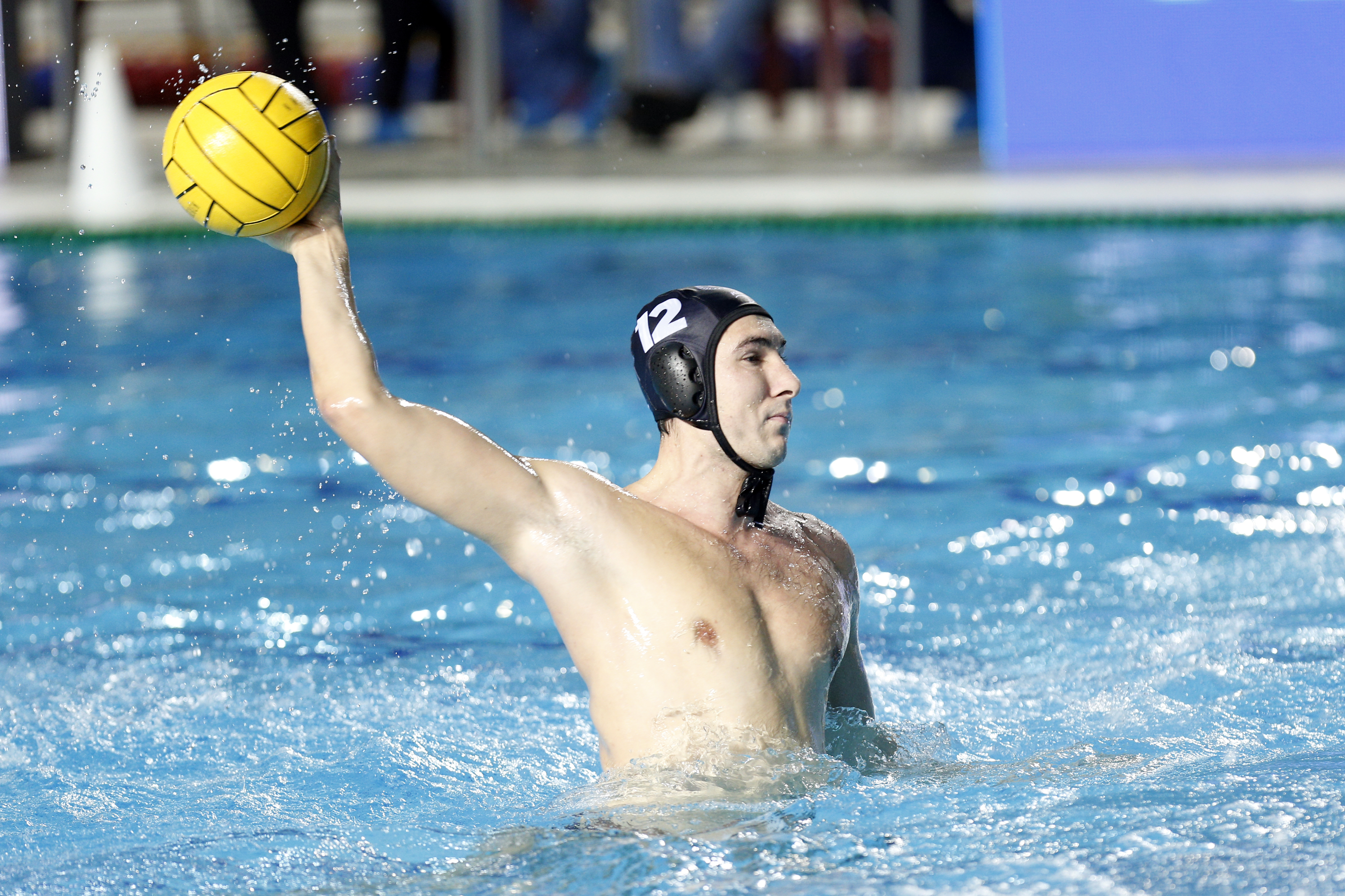 Stefan Mitrovic  Primorje - Partizan regionalna vaterpolo liga, Beograd, Srbija, Belgrade, Serbia on Jan. 14, 2021. 14.1.2021.