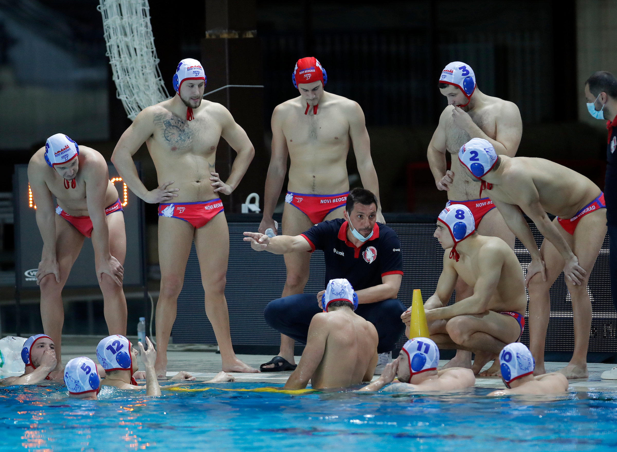 Vladimir Vujasinovic Vaterpolo Waterpolo Water Polo LEN Euro Cup Novi Beograd - Vouliagmeni 27.2.2021. Feb. 27. 2021. Kup  Evrope  foto: Pedja Milosavljevic / STARSPORT