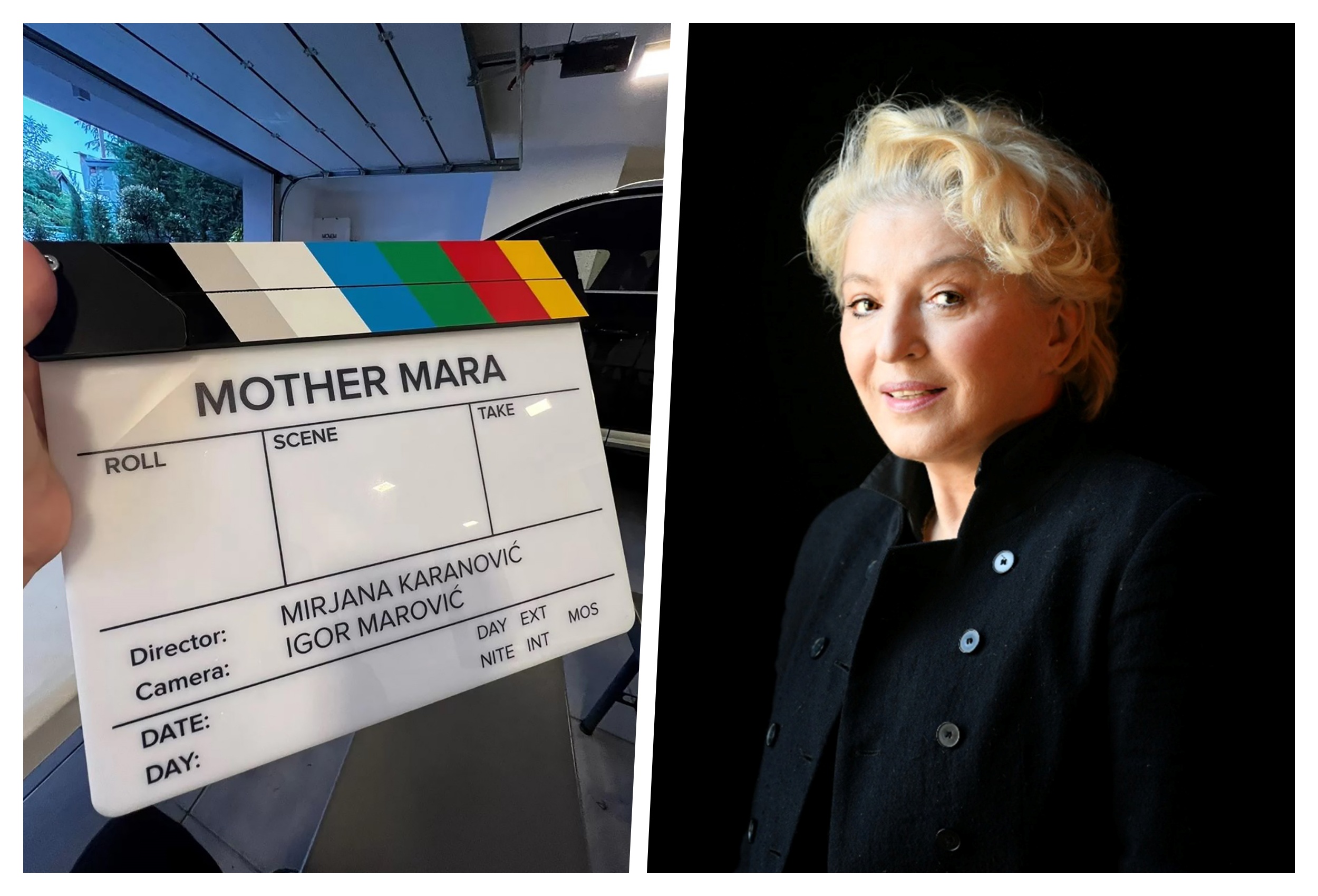 Majka Mara, počelo snimanje filma, Mirjana Karanović