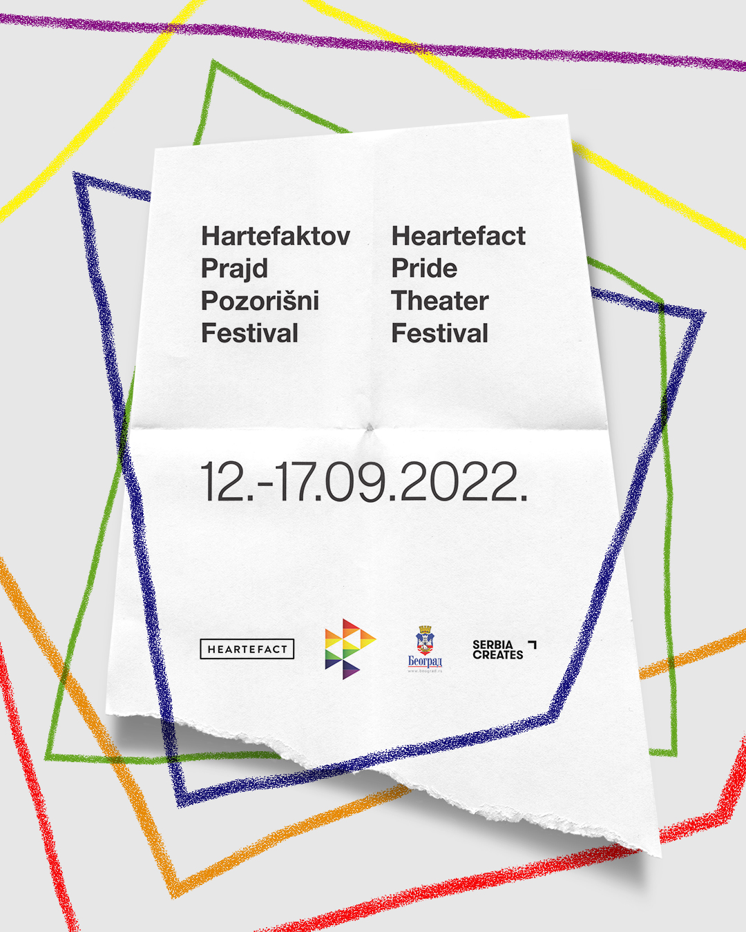 Hartefakt Prajd pozorišni festival u okviru Euro Prajd 2022.