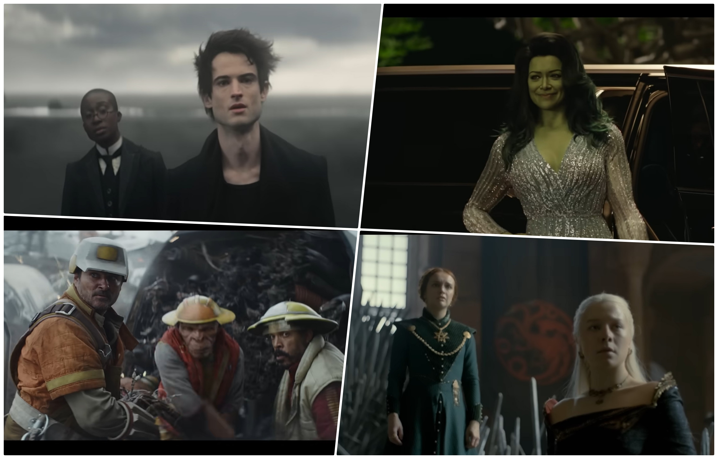 kombo serije
  "The Sandman"
“She-Hulk: Attorney at Law” 
“house of the dragon” 
“Andor"