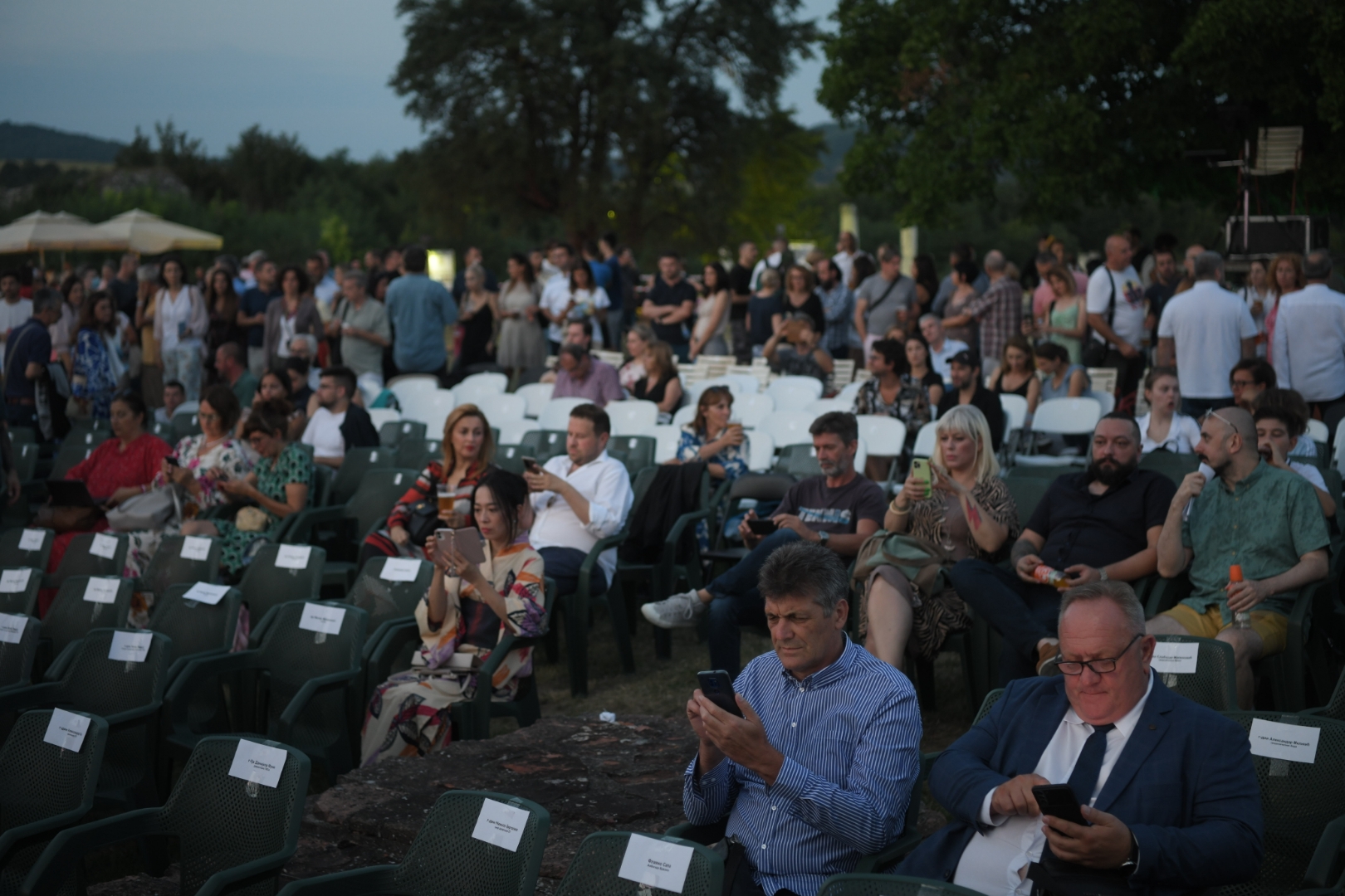 Zaječar 08.08.2022. Feliks Romulijana, muzička predstava Paklena komedija - ispovest serijskog ubice, publika Foto: Dragan Mujan/Nova.rs