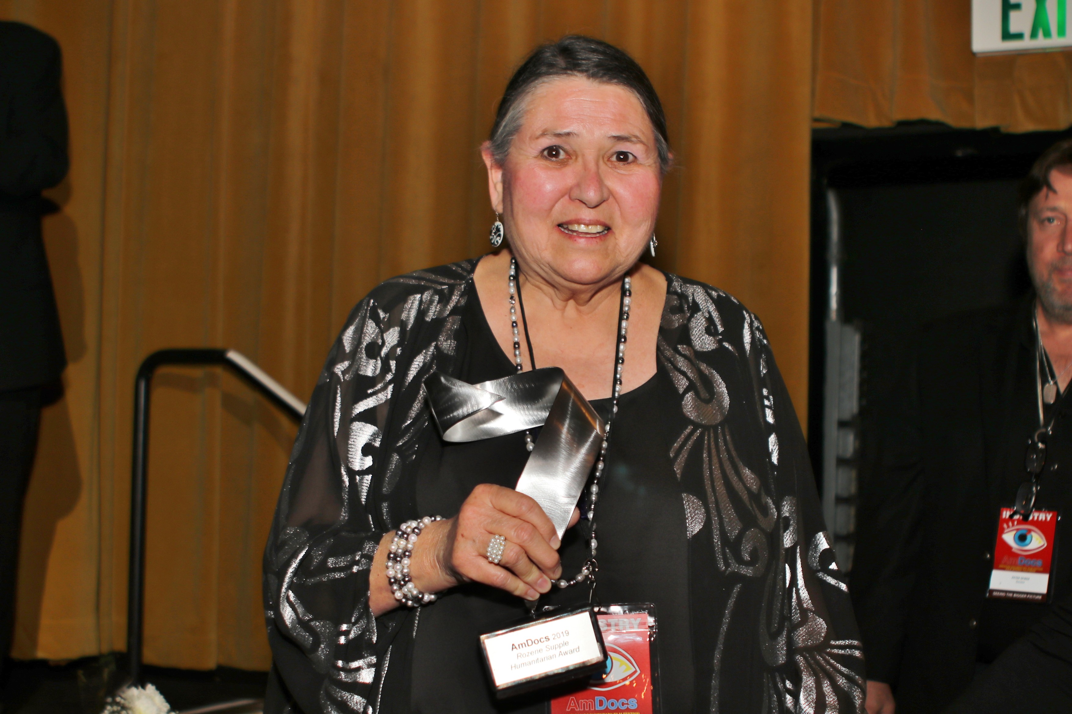 Marlon Brando's Oscar recipient, Sacheen Littlefeather gets her own award.