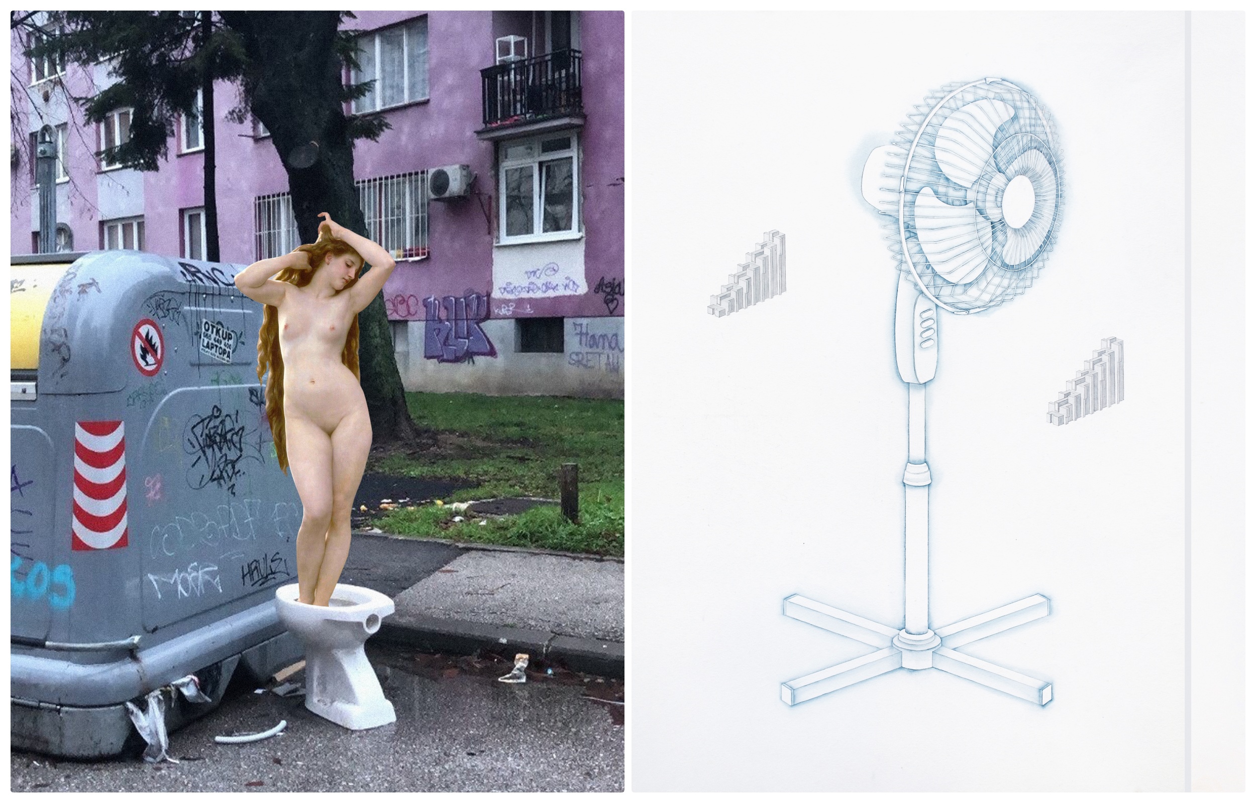 Pozivnica za otvaranje nove izložbe u Galeriji Novembar