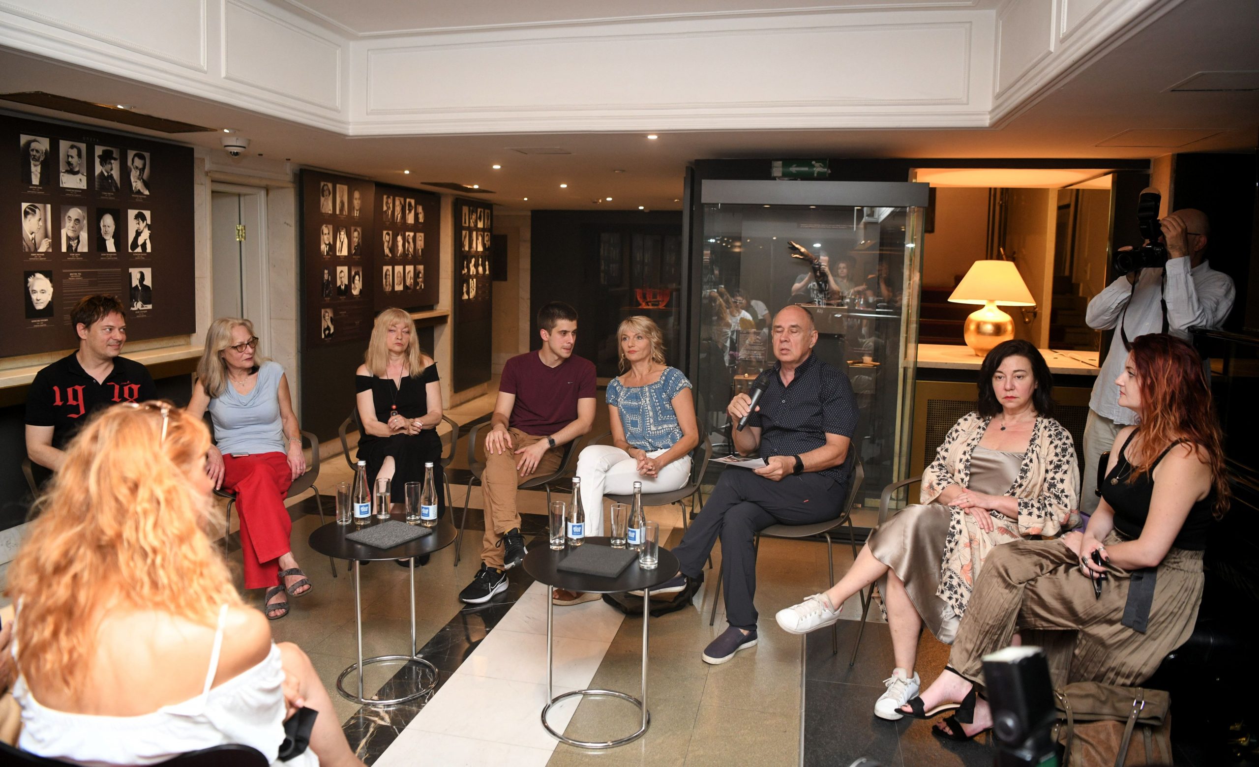 Beograd 27. jun 2022. Konferencija za novinare povodom premijere predstave Gospođa Ajnštajn u Narodnom pozoristu Foto:Filip Krainčanić/Nova.rs