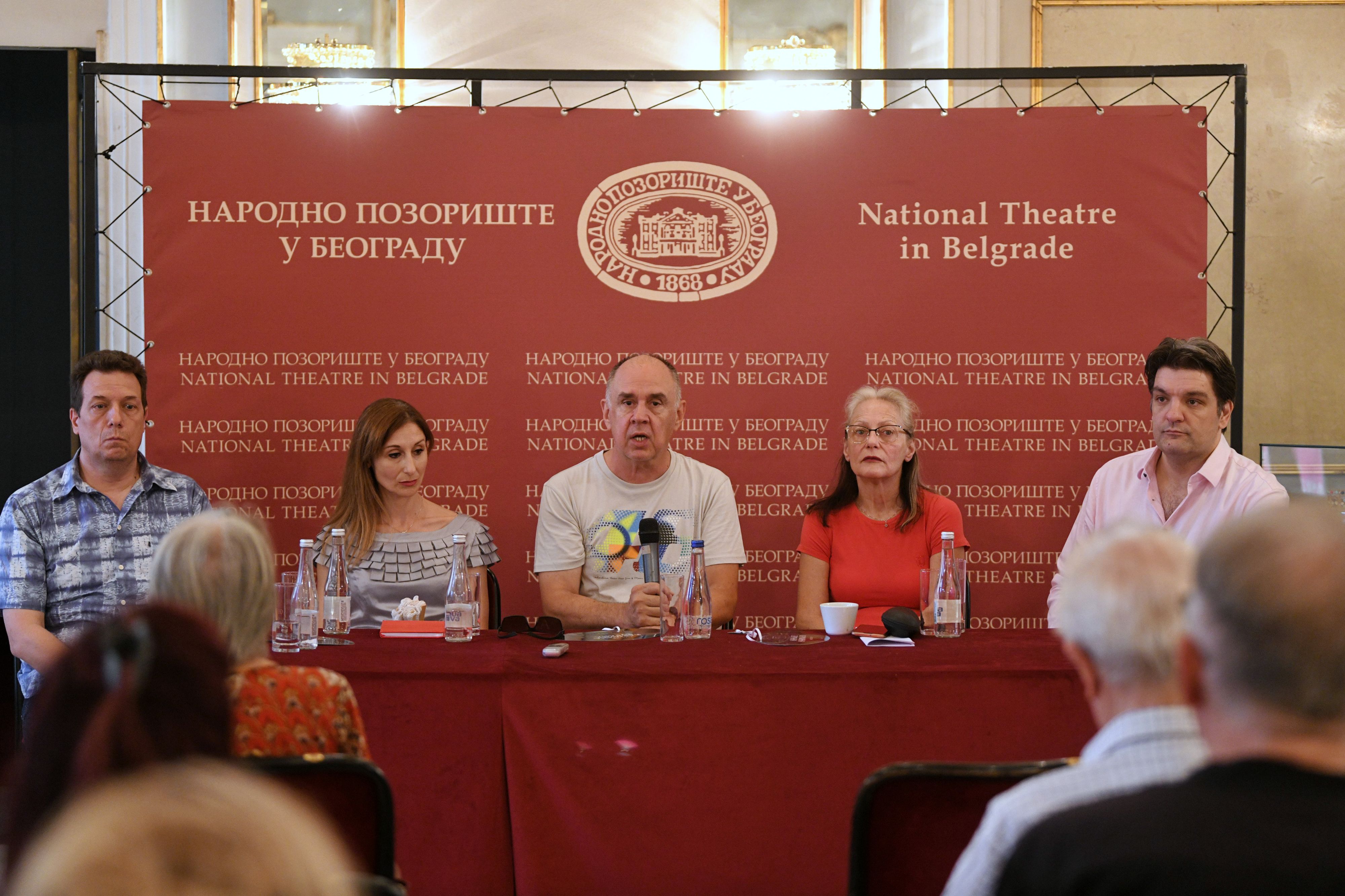 Beograd 01. jul 2022. Narodno pozoriste konferencija za novinare Foto:Filip Krainčanić/Nova.rs