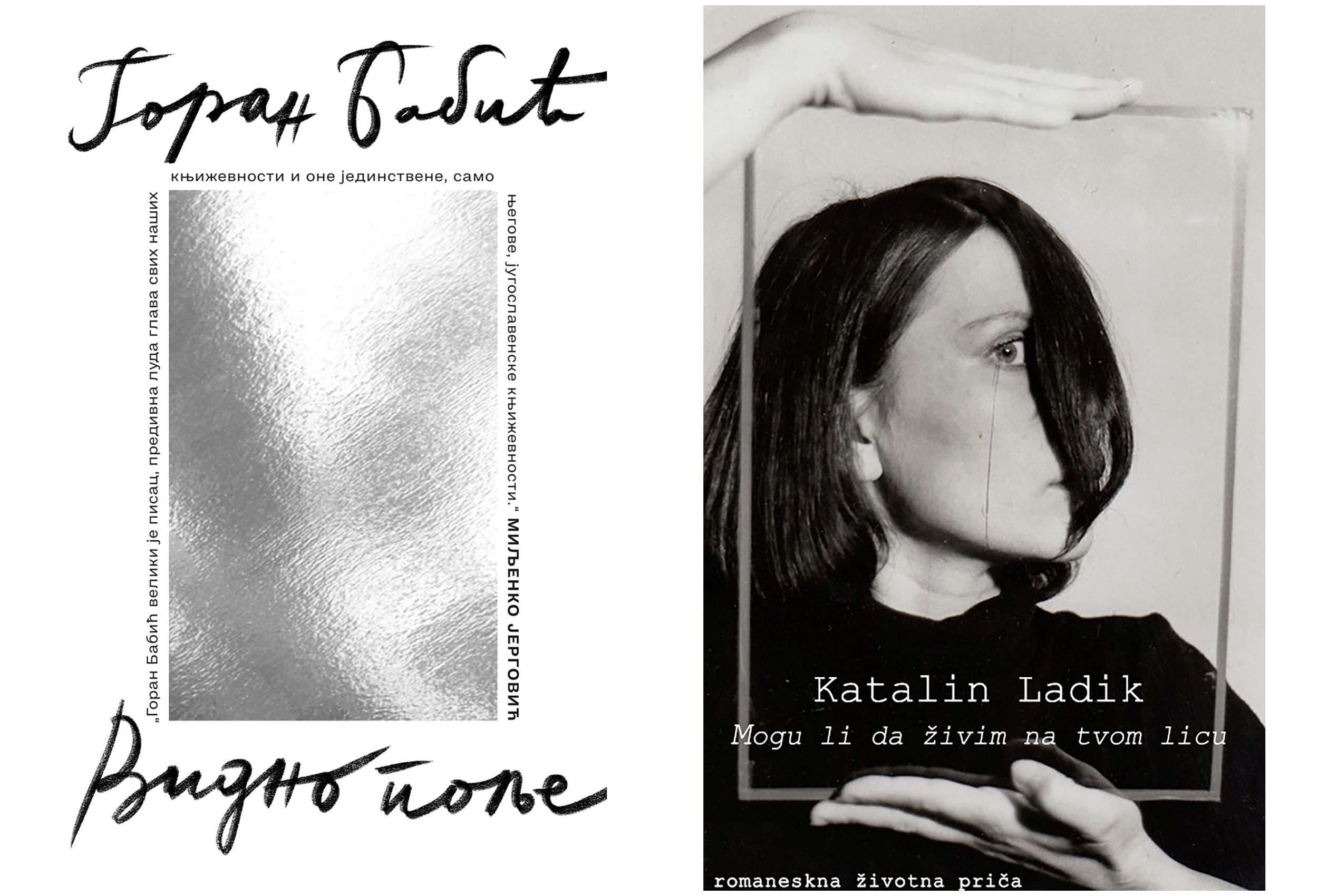 Mogu li da živim na tvom licu
romaneskna životna priča
Ladik Katalin
 „Vidno polje“ Goran Babić