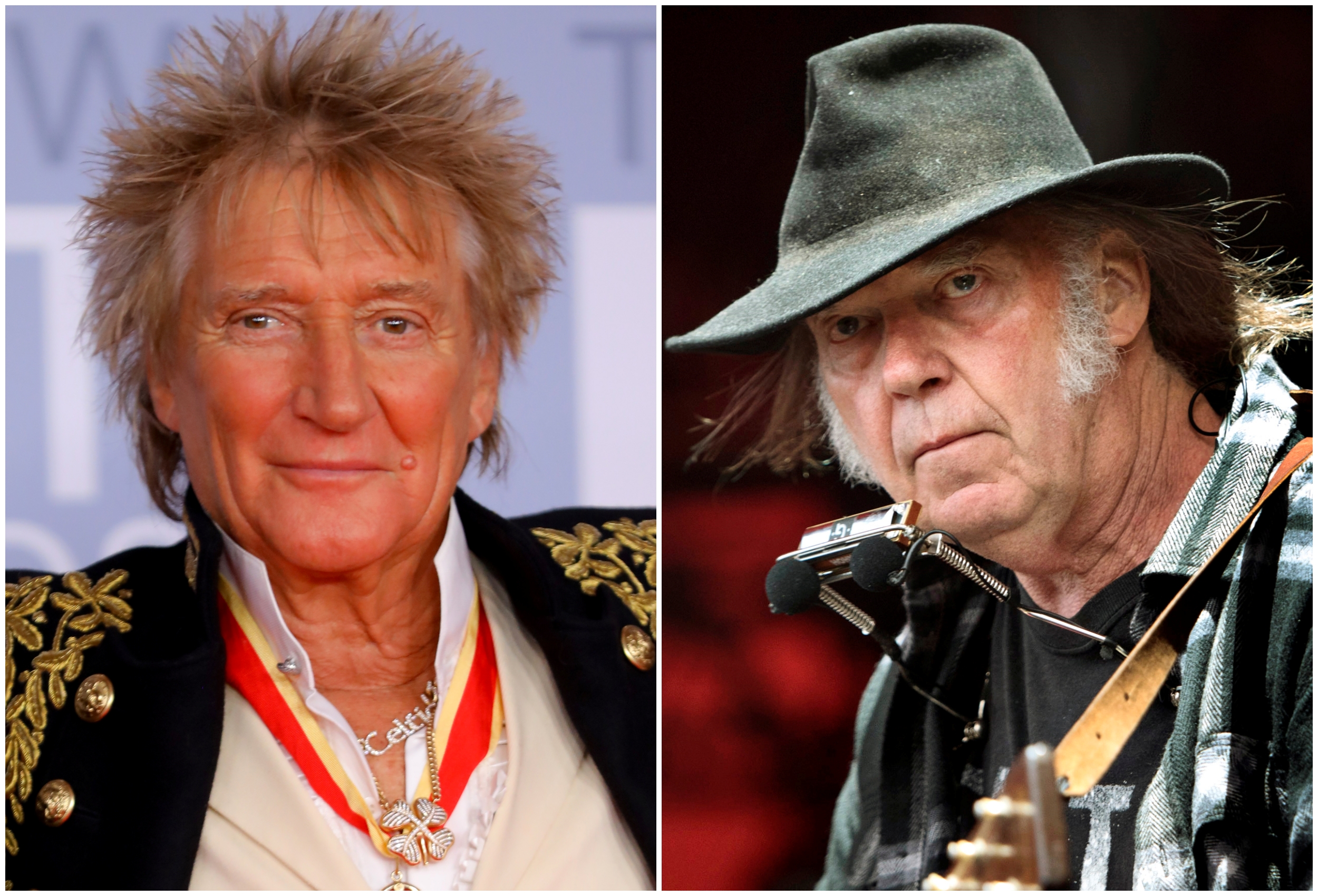 Rod Stewart i Neil Young