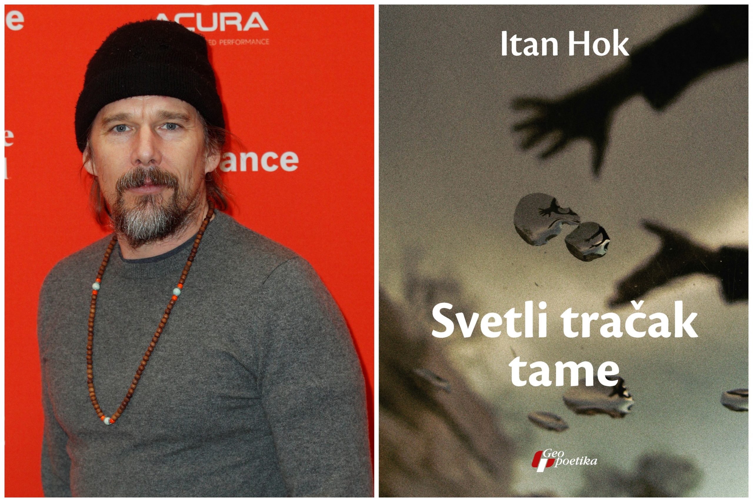 Itan Hok, Svetli tračak tame, knjiga, korice, kombo Foto: EPA-EFE/GEORGE FREY