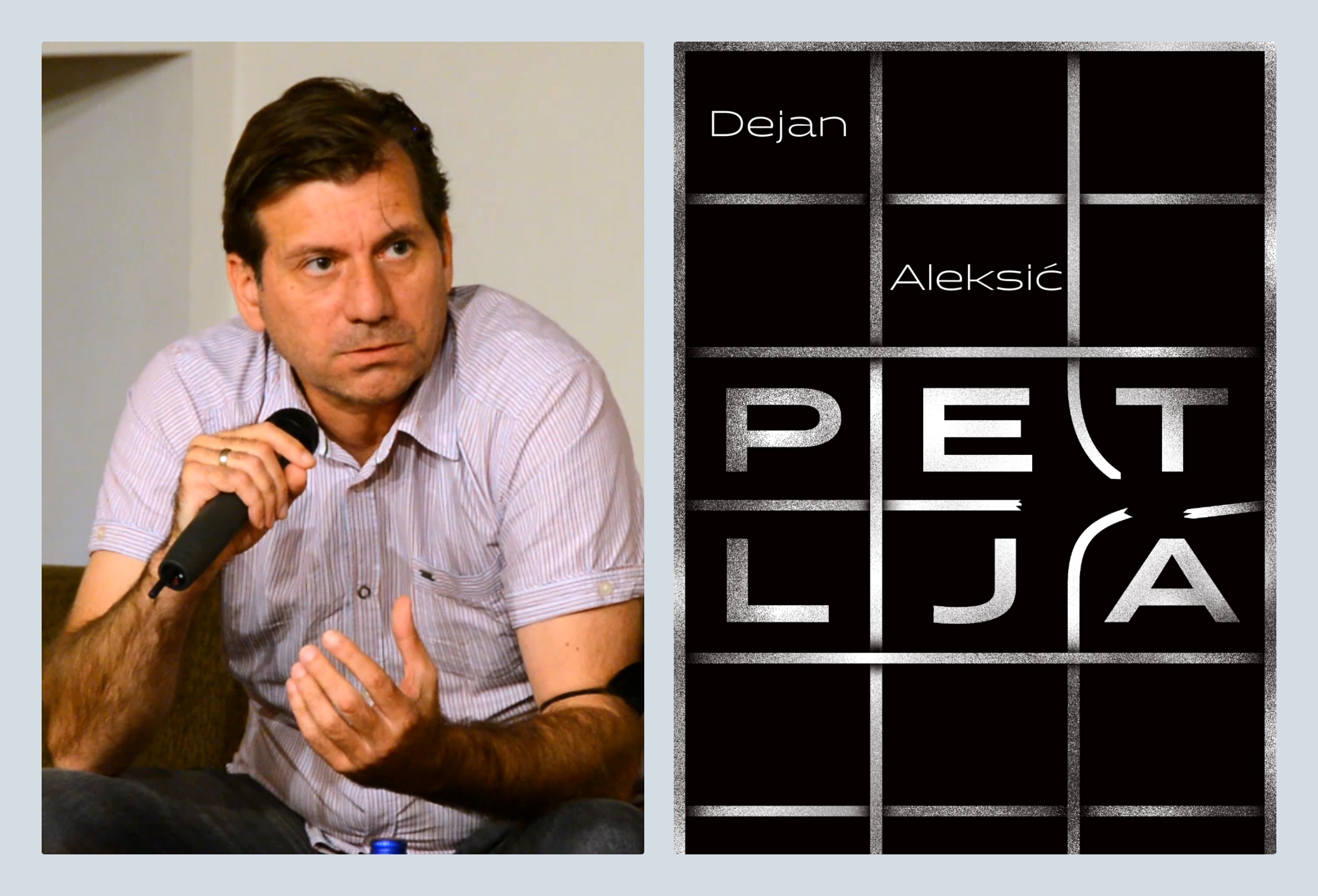dejan aleksić i korice za knjigu Petlja